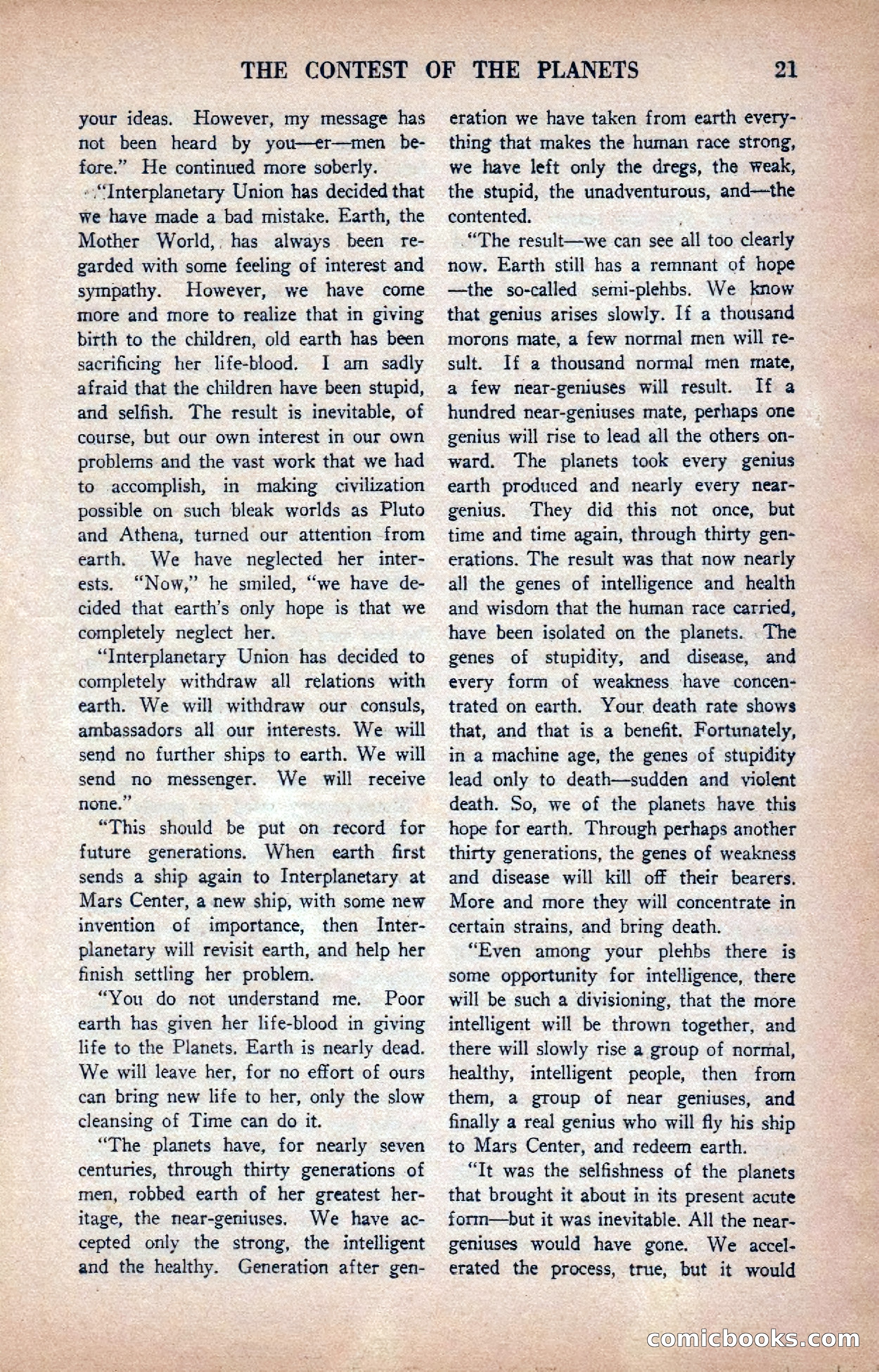 Amazing Stories, January 1935 — page 23 of 148