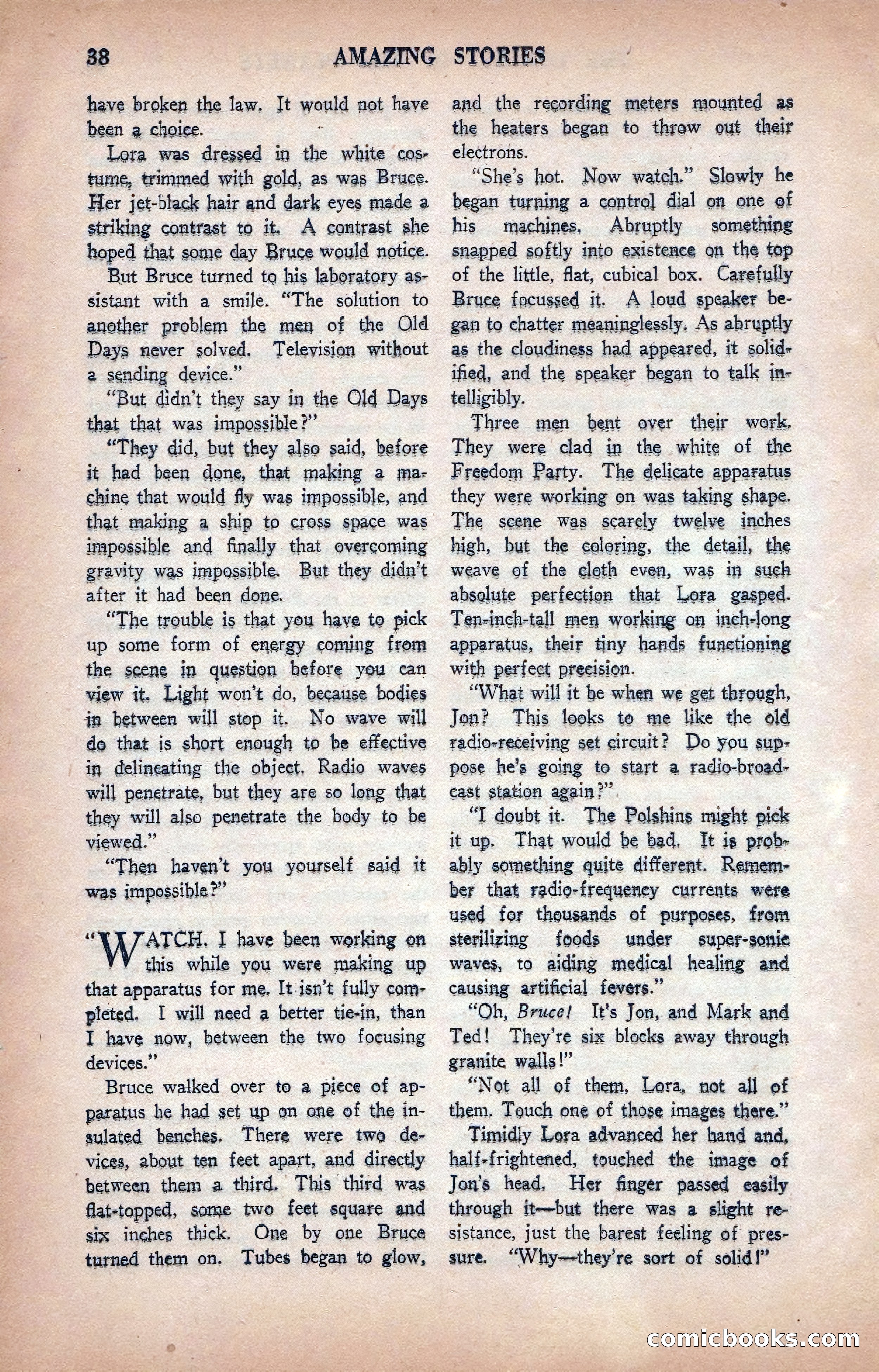 Amazing Stories, January 1935 — page 40 of 148