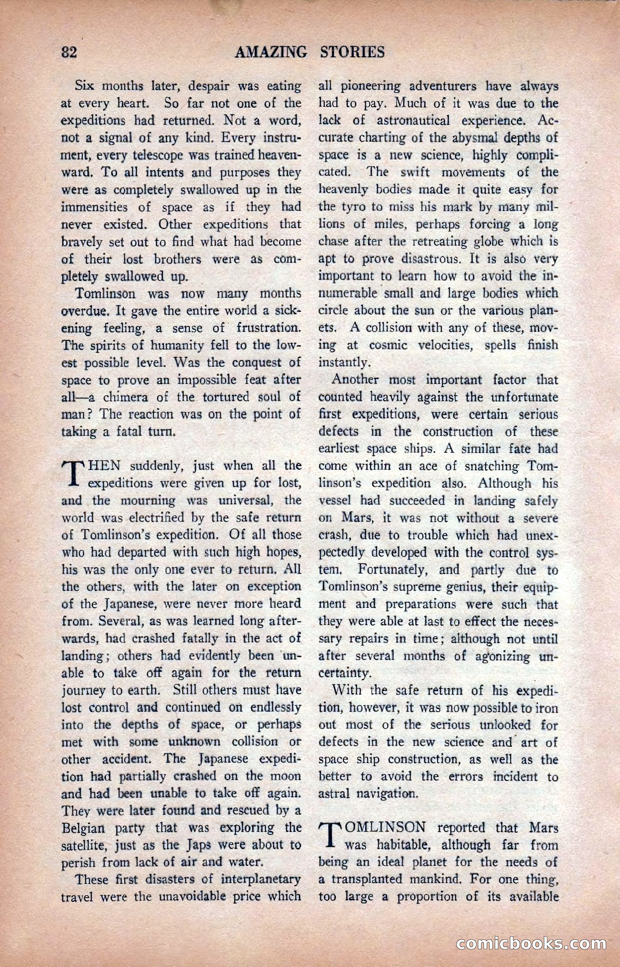 Amazing Stories, January 1935 — page 84 of 148