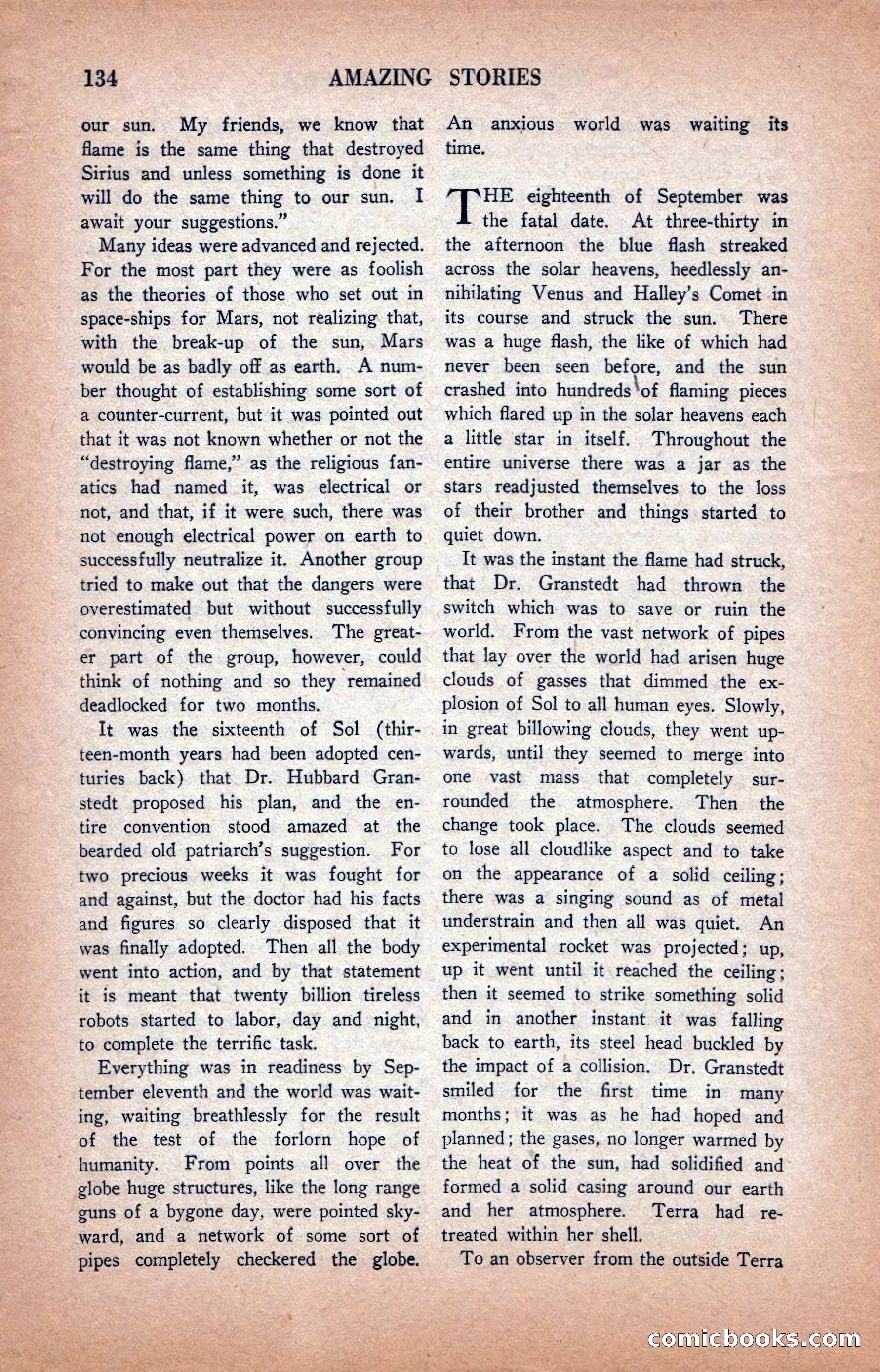 Amazing Stories, January 1935 — page 136 of 148