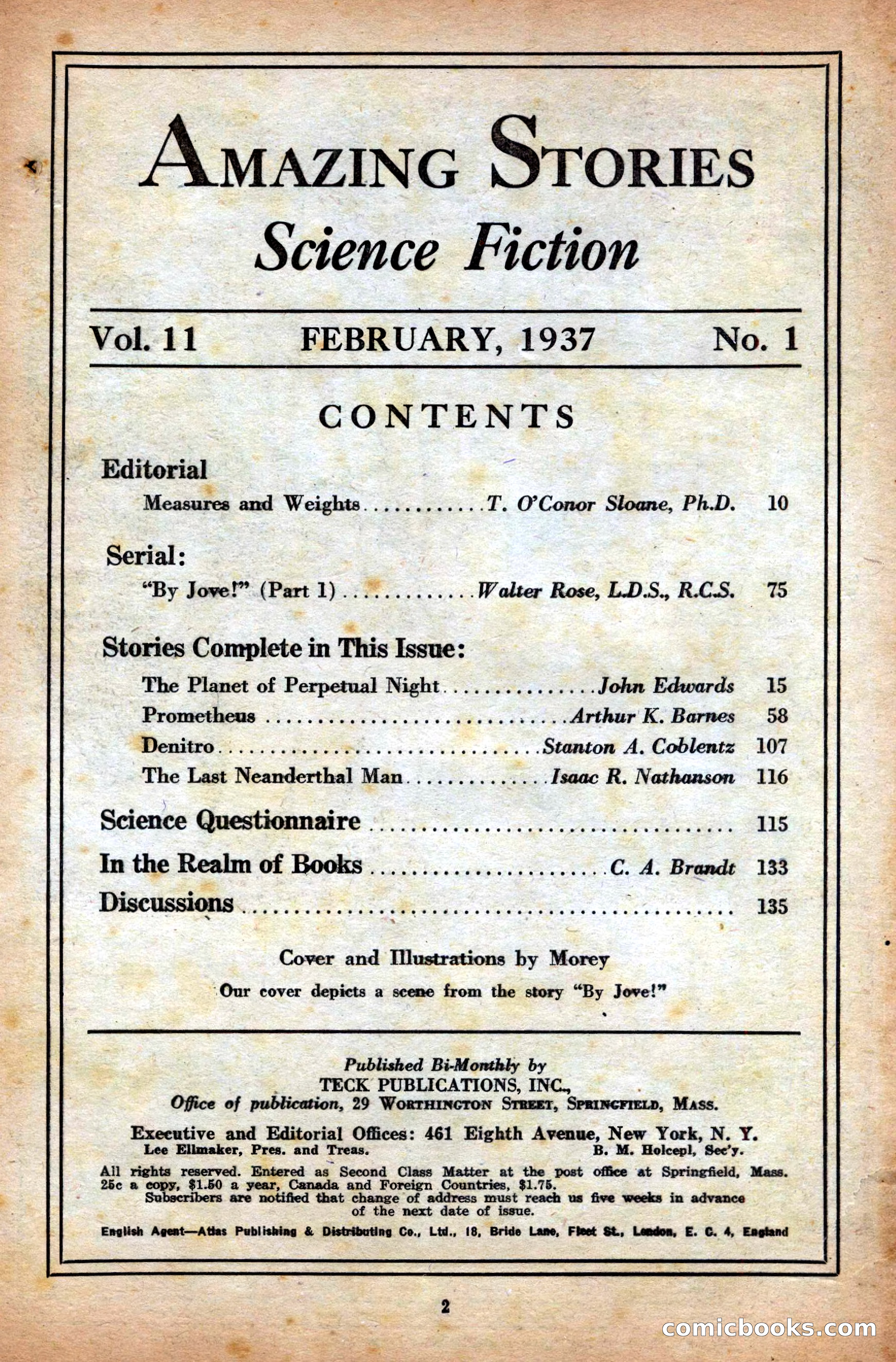 Amazing Stories, February 1937 — page 4 of 148