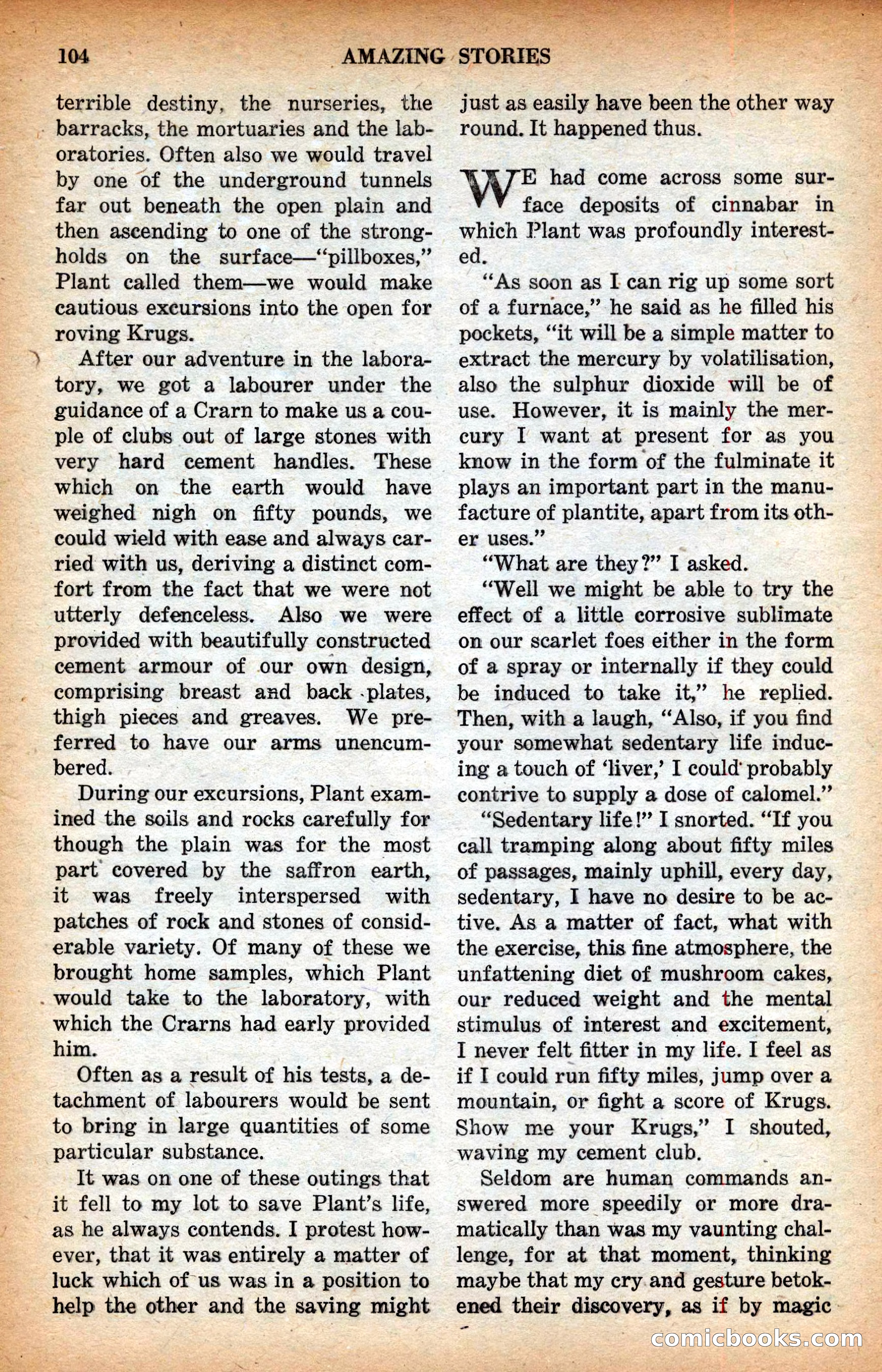 Amazing Stories, February 1937 — page 106 of 148