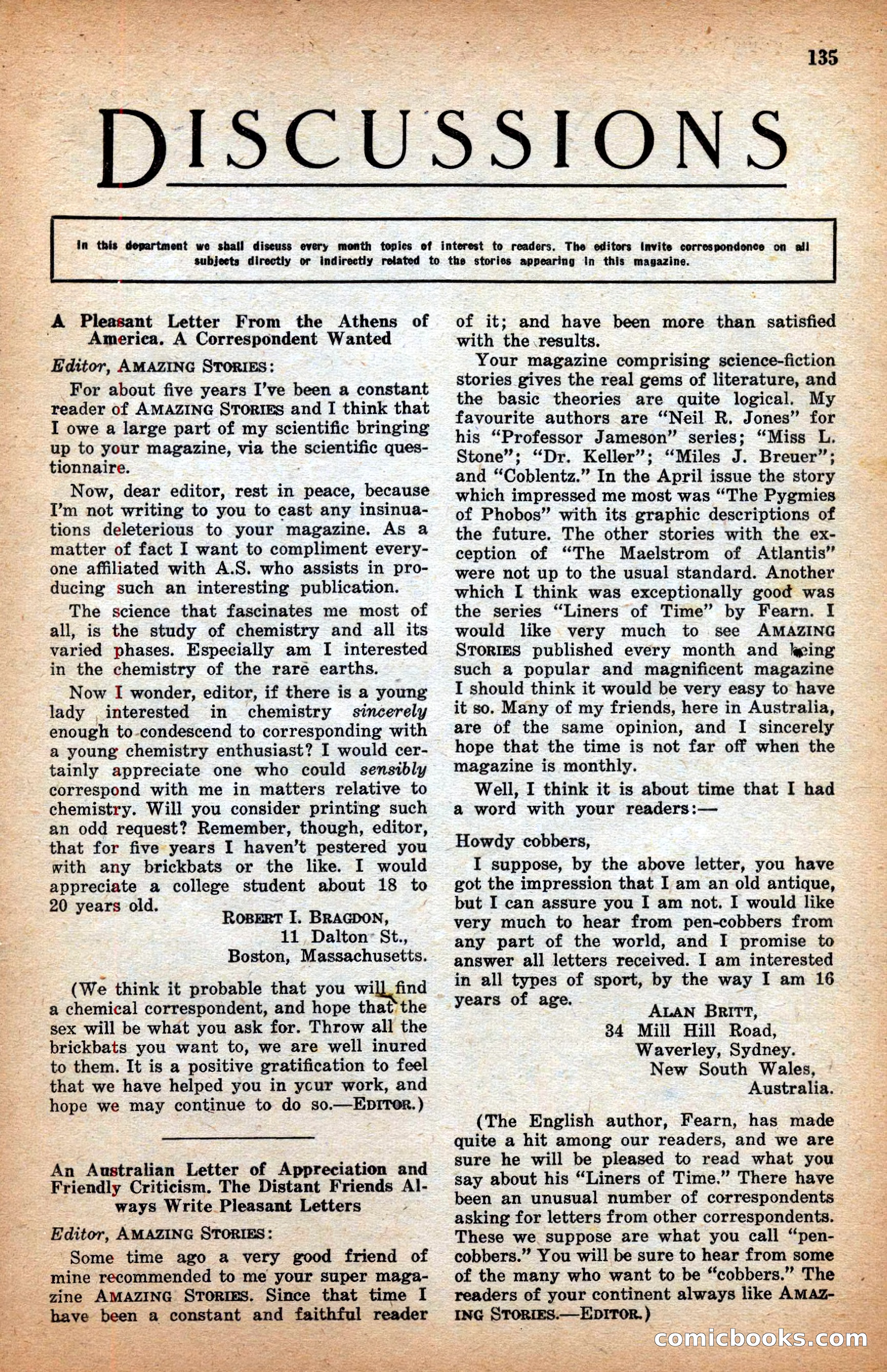 Amazing Stories, February 1937 — page 137 of 148