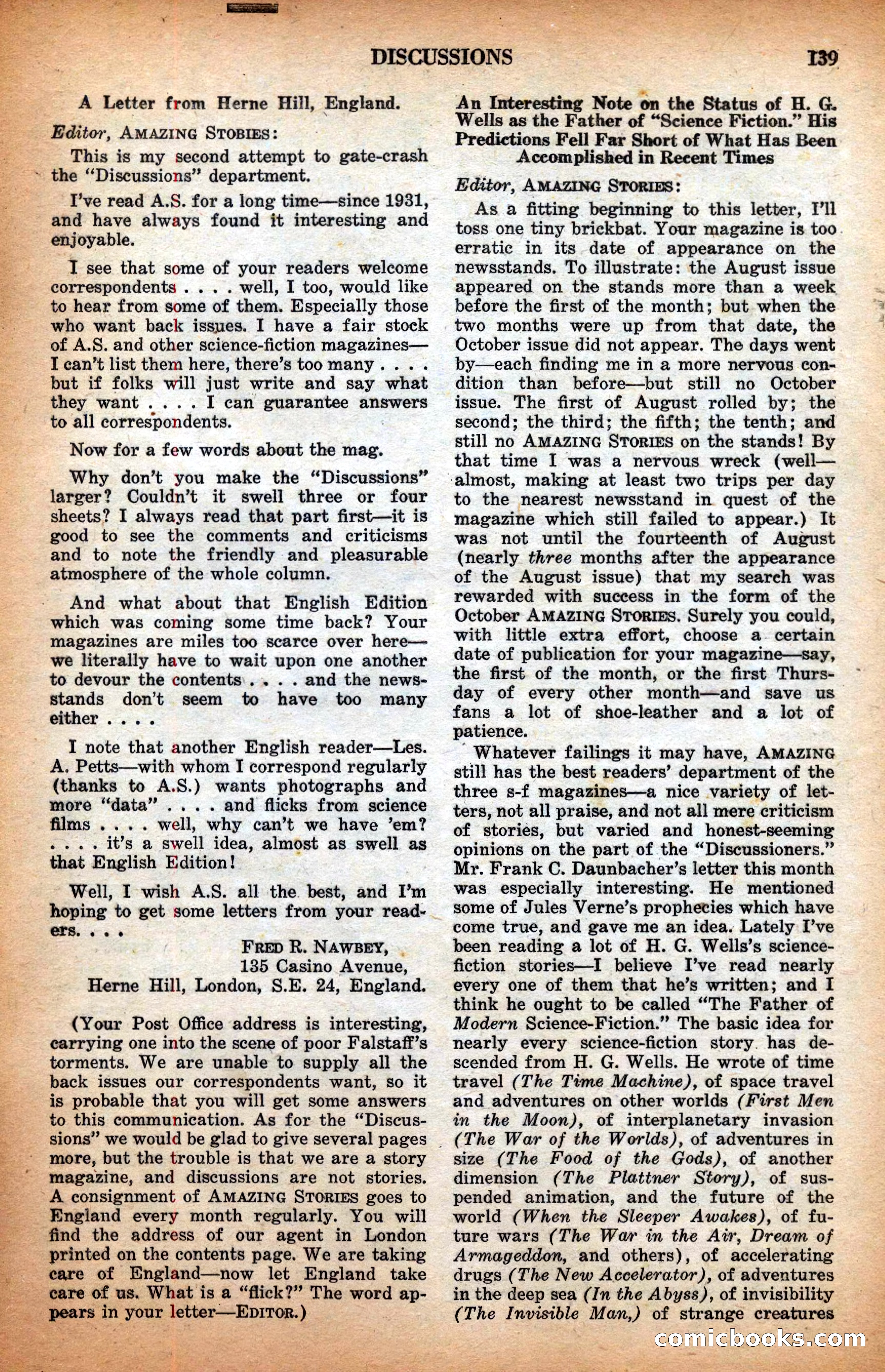 Amazing Stories, February 1937 — page 141 of 148