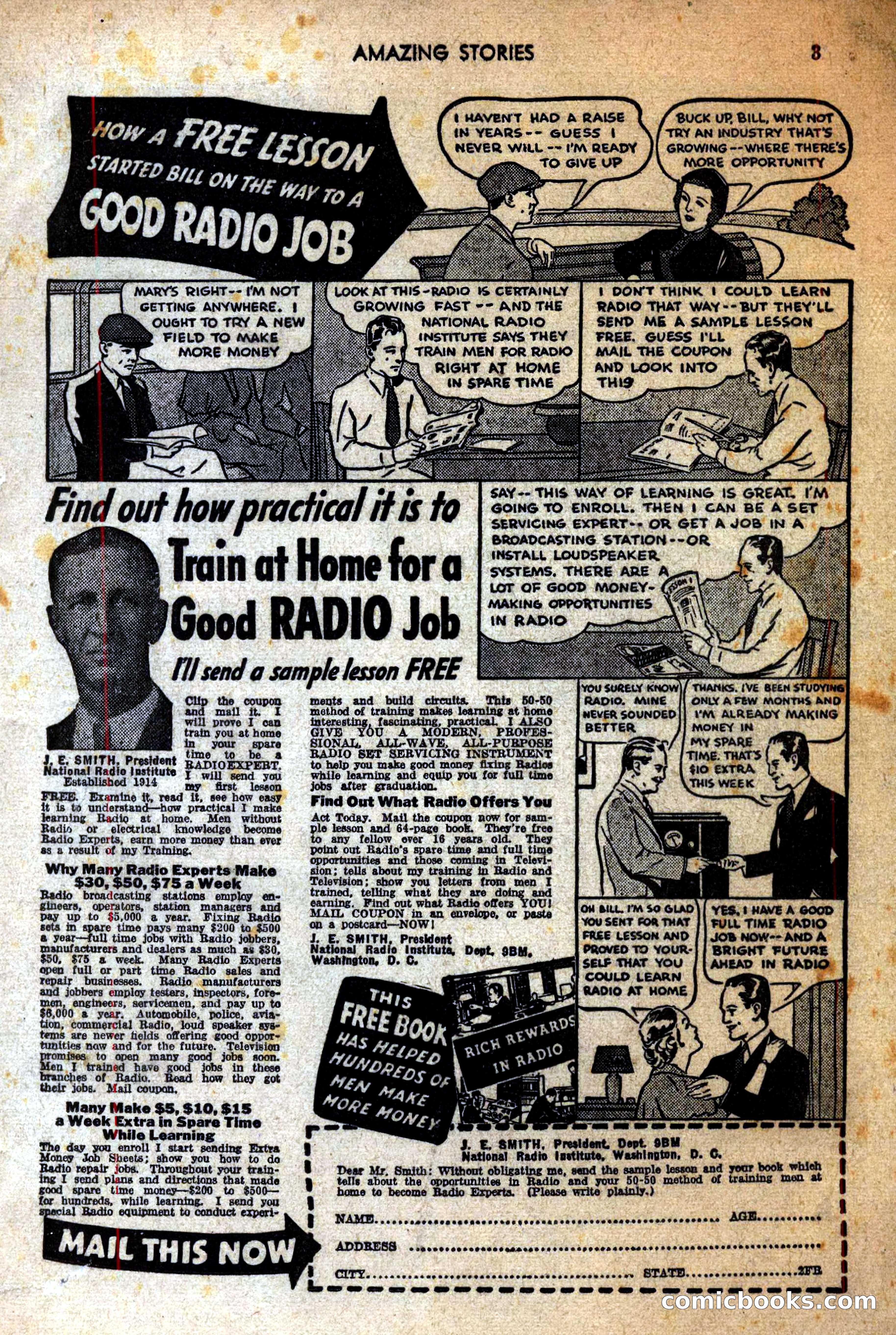 Amazing Stories, March 1939 — page 4 of 149