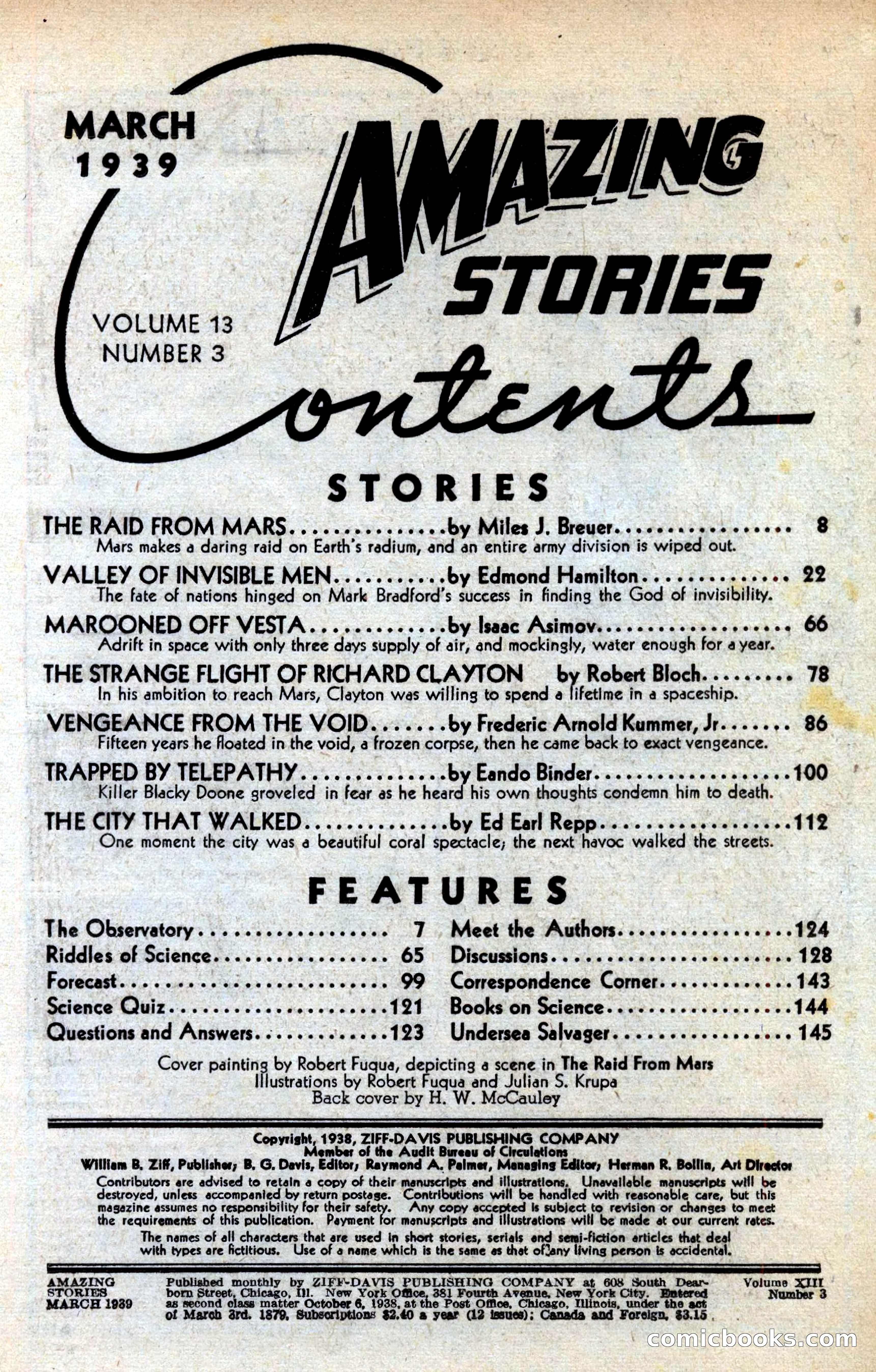 Amazing Stories, March 1939 — page 6 of 149