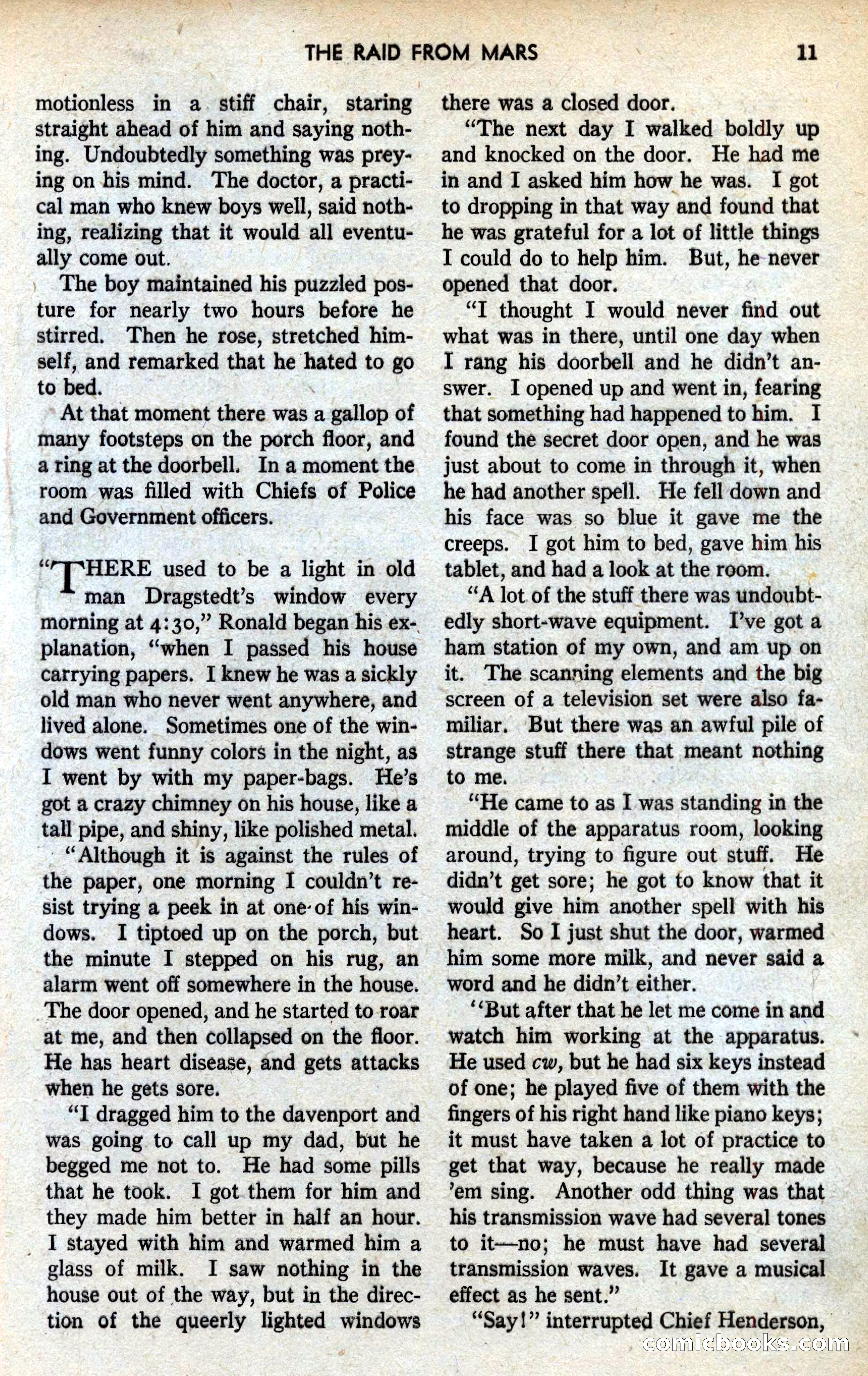 Amazing Stories, March 1939 — page 12 of 149