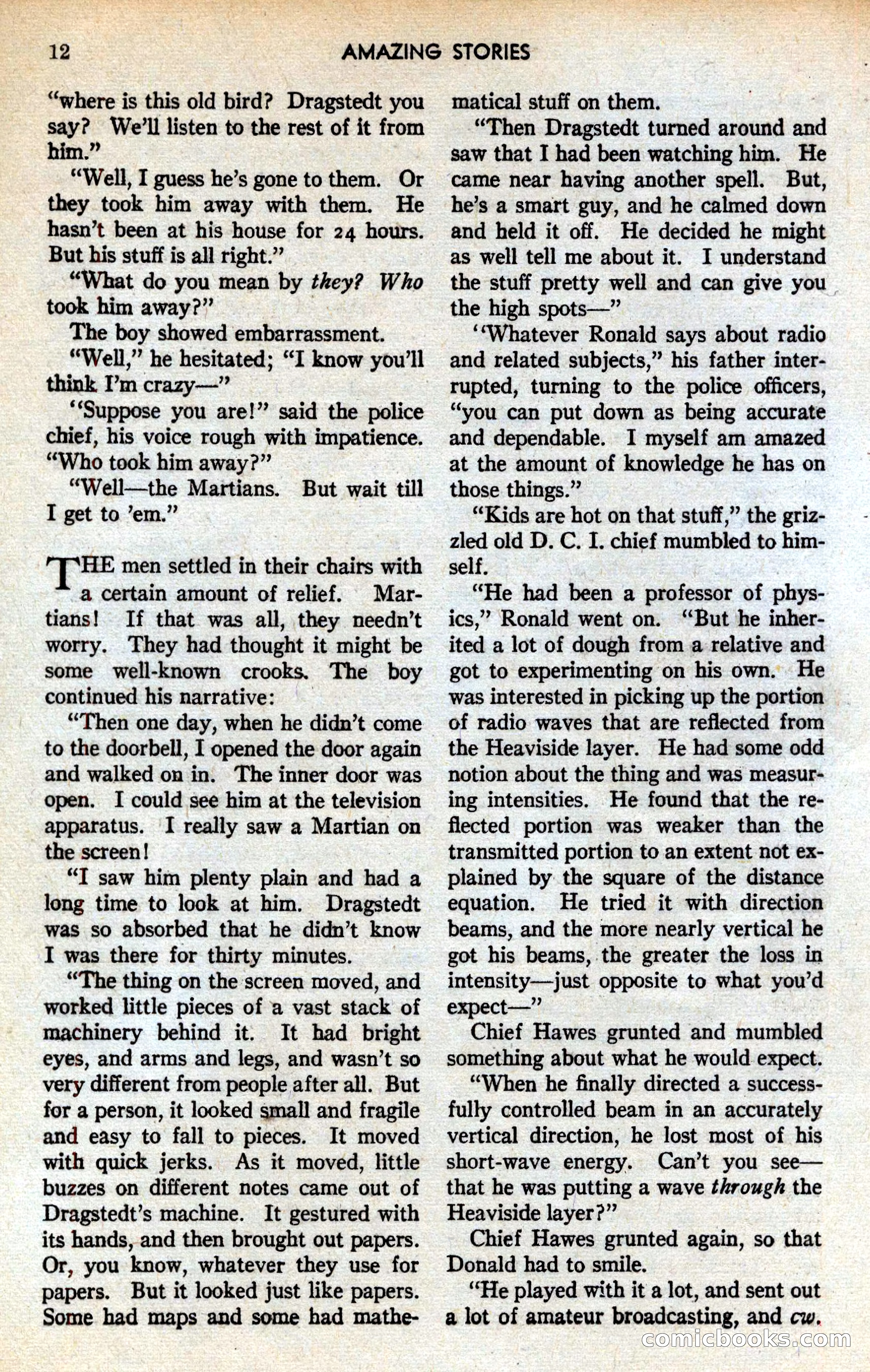 Amazing Stories, March 1939 — page 13 of 149