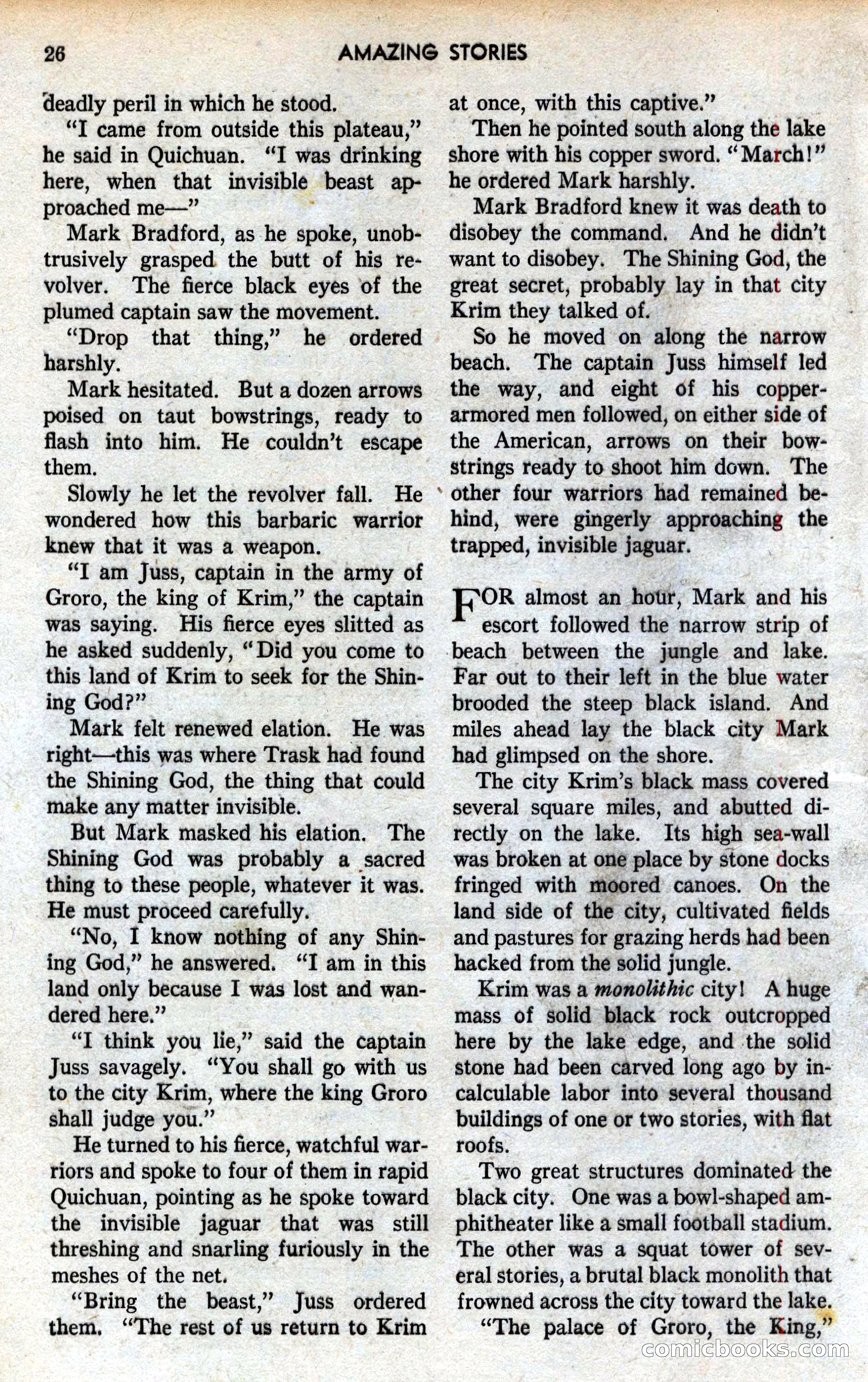 Amazing Stories, March 1939 — page 27 of 149