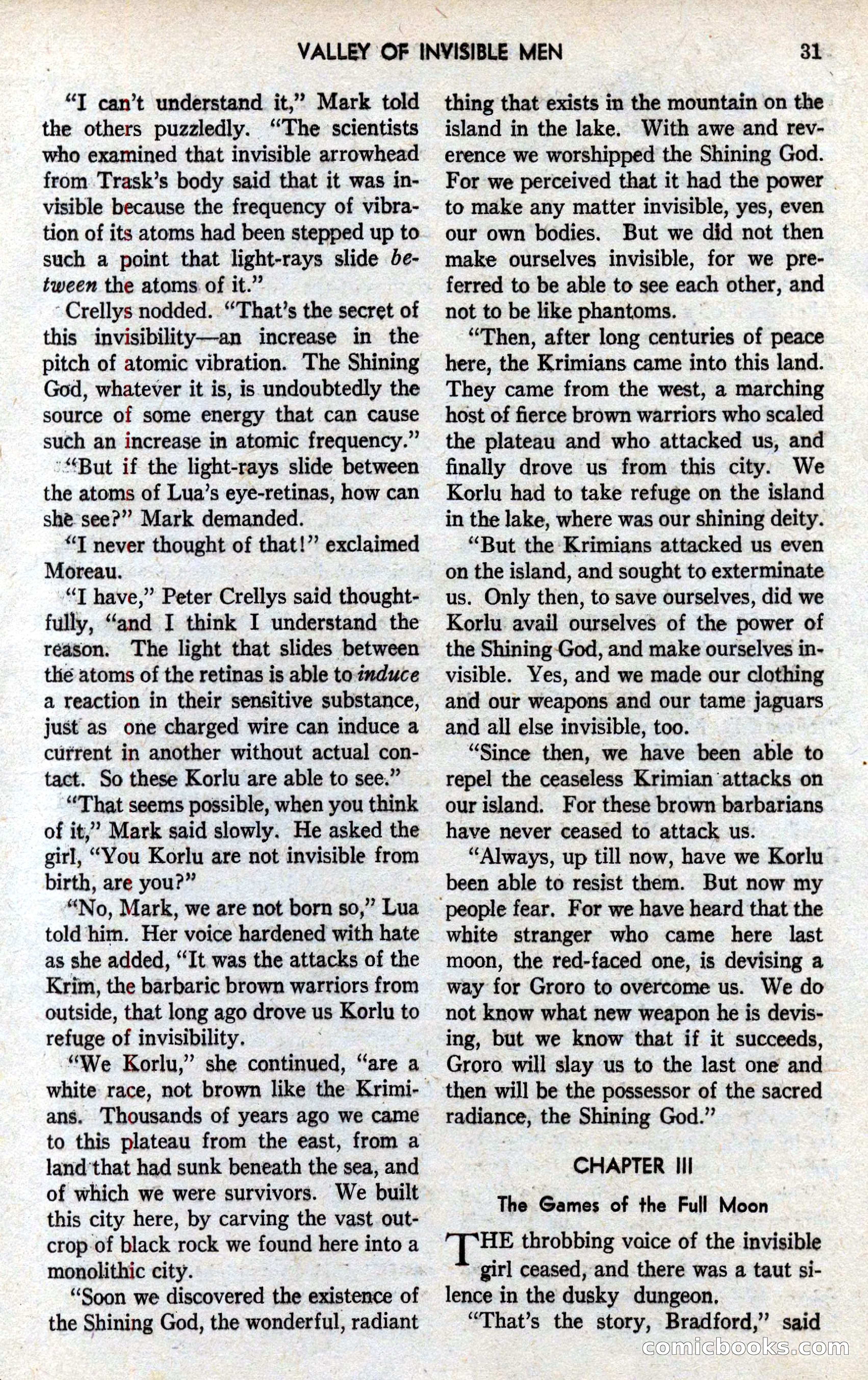 Amazing Stories, March 1939 — page 32 of 149