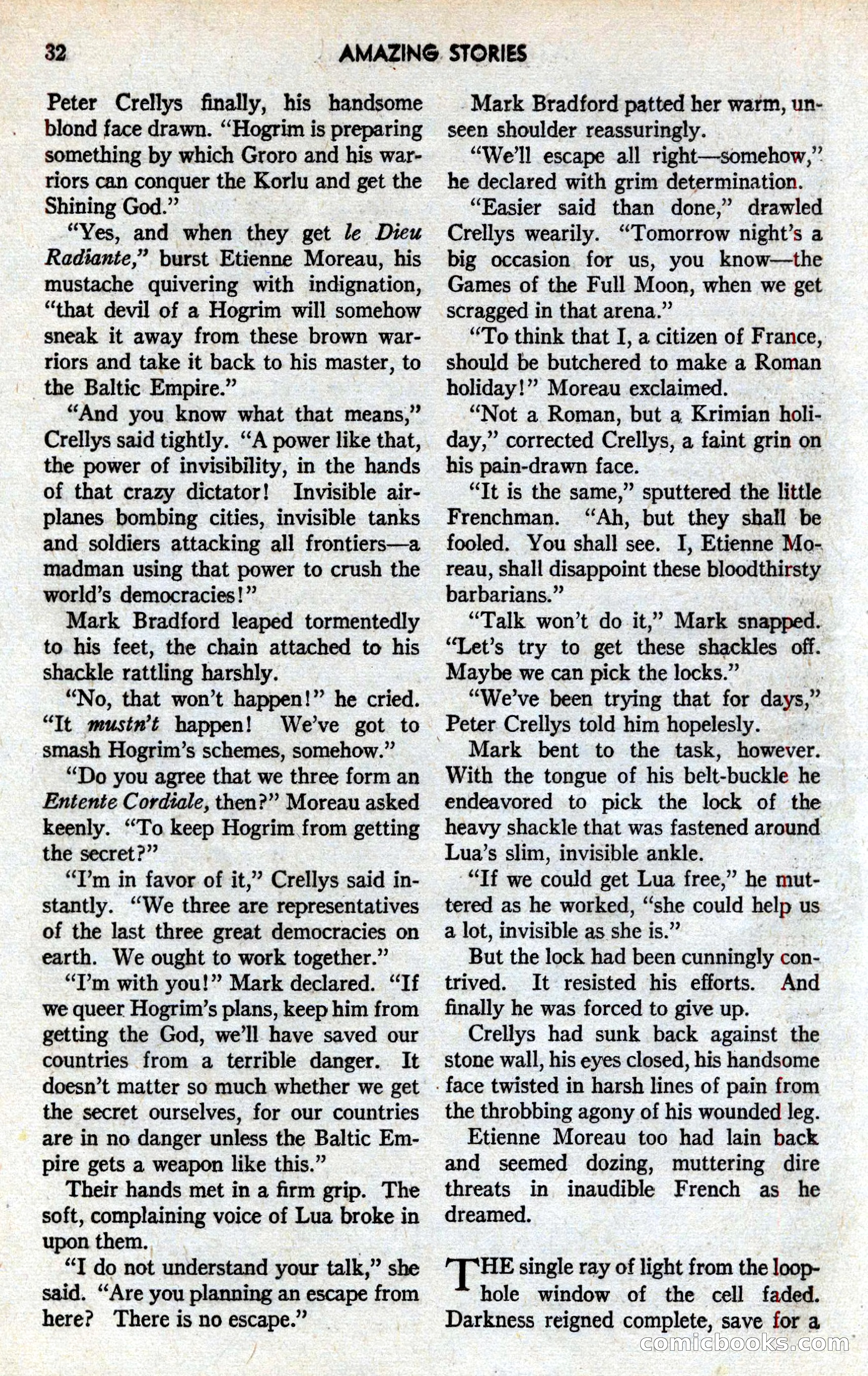 Amazing Stories, March 1939 — page 33 of 149
