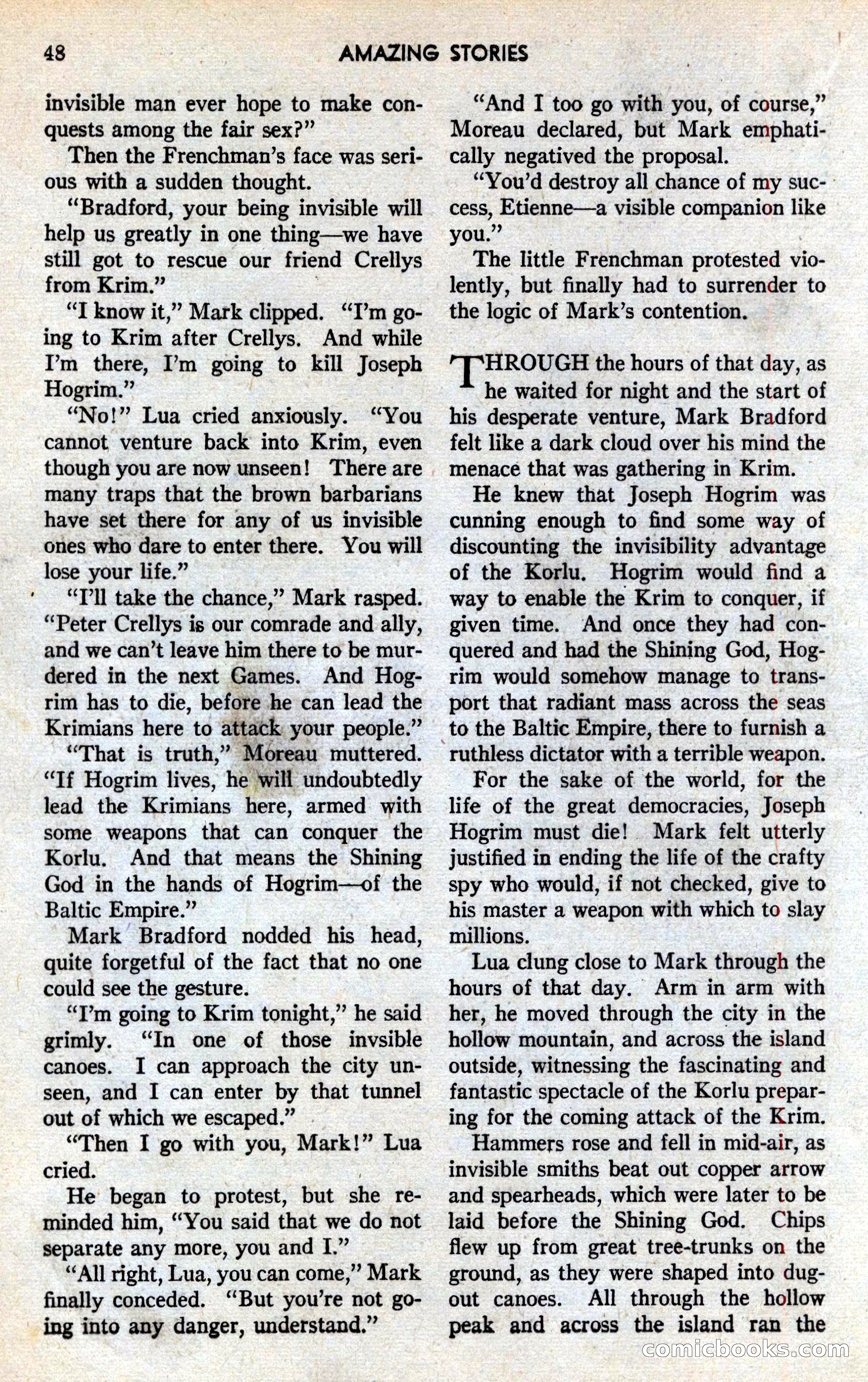 Amazing Stories, March 1939 — page 49 of 149