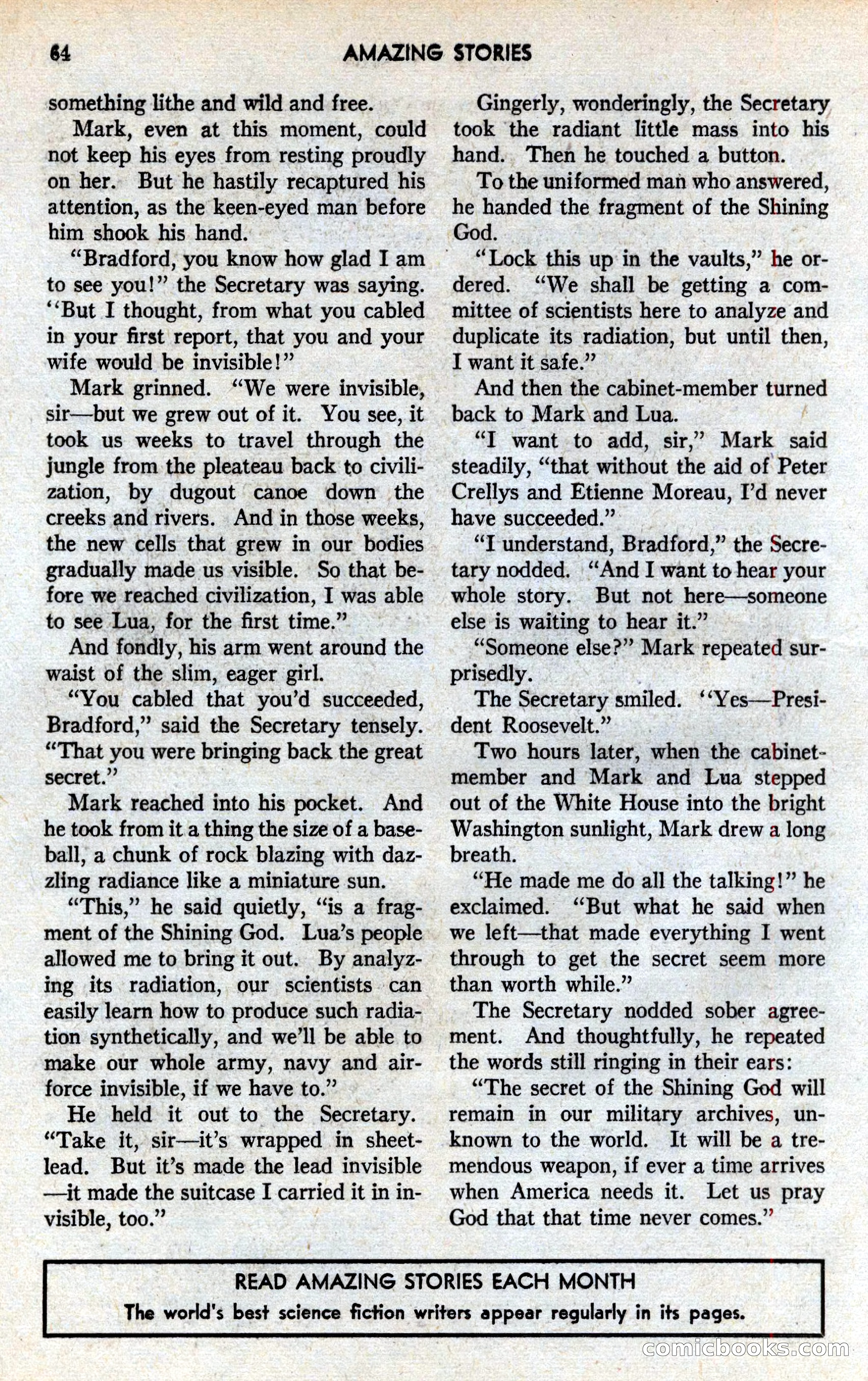 Amazing Stories, March 1939 — page 65 of 149