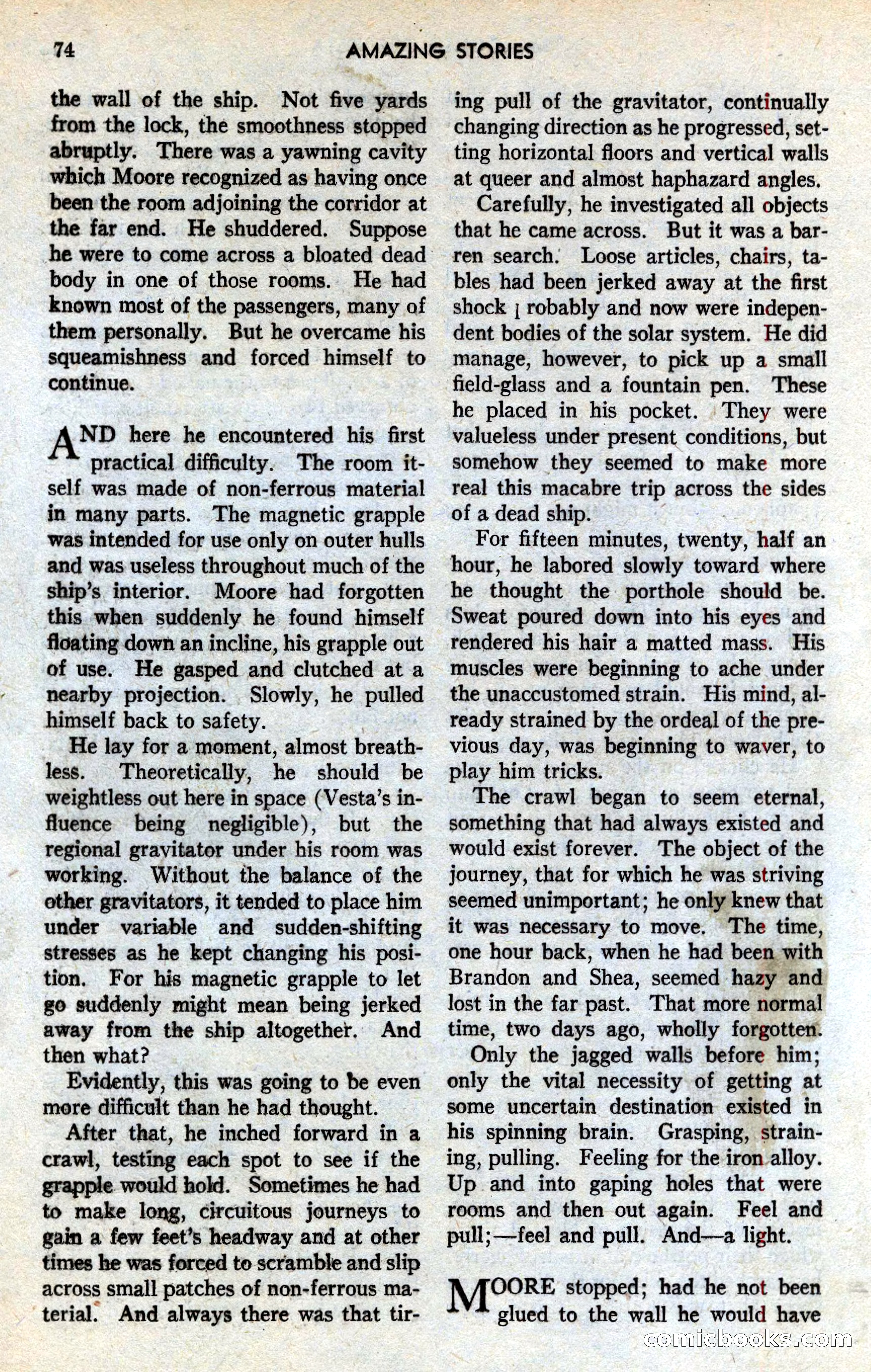 Amazing Stories, March 1939 — page 75 of 149
