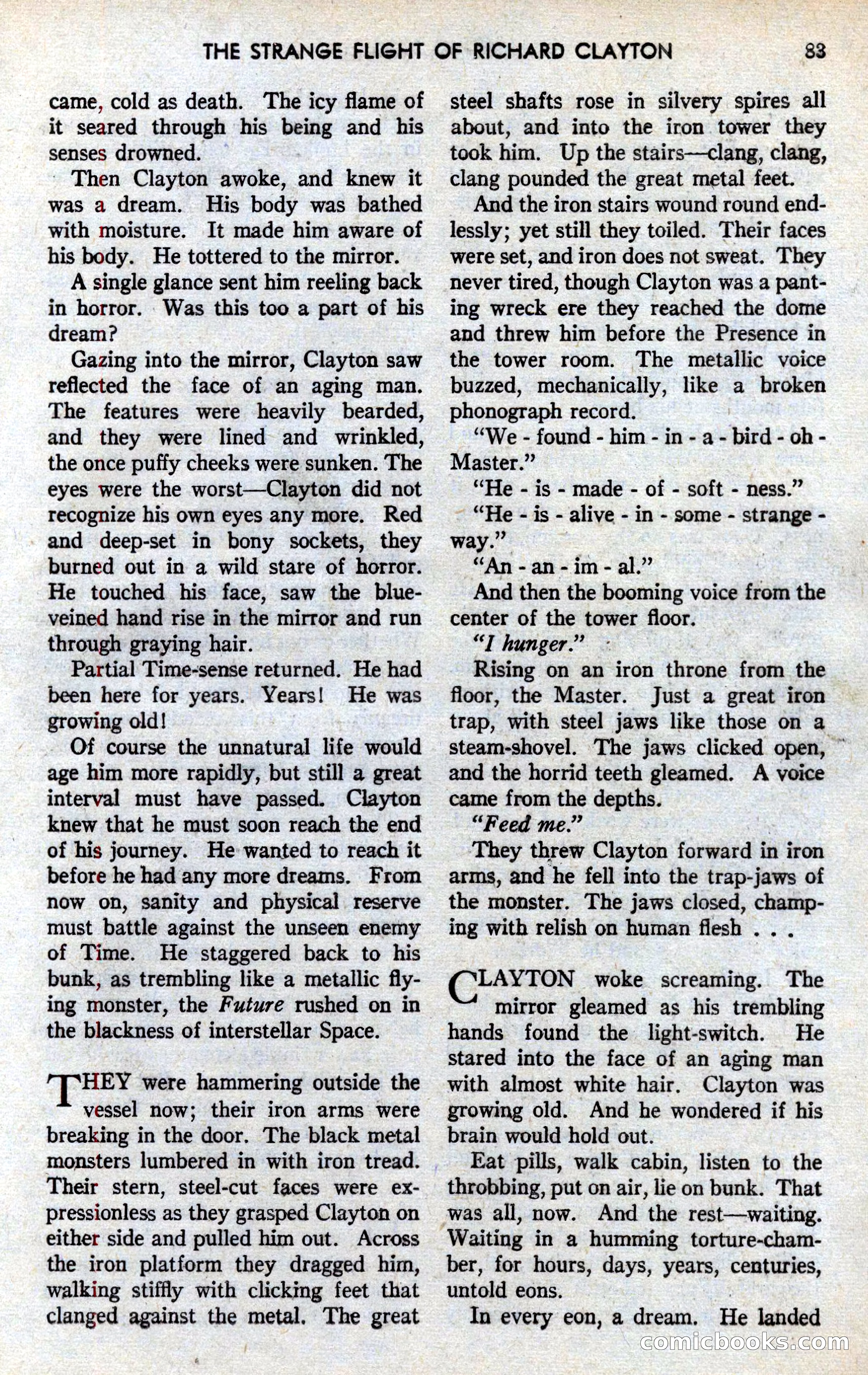 Amazing Stories, March 1939 — page 84 of 149