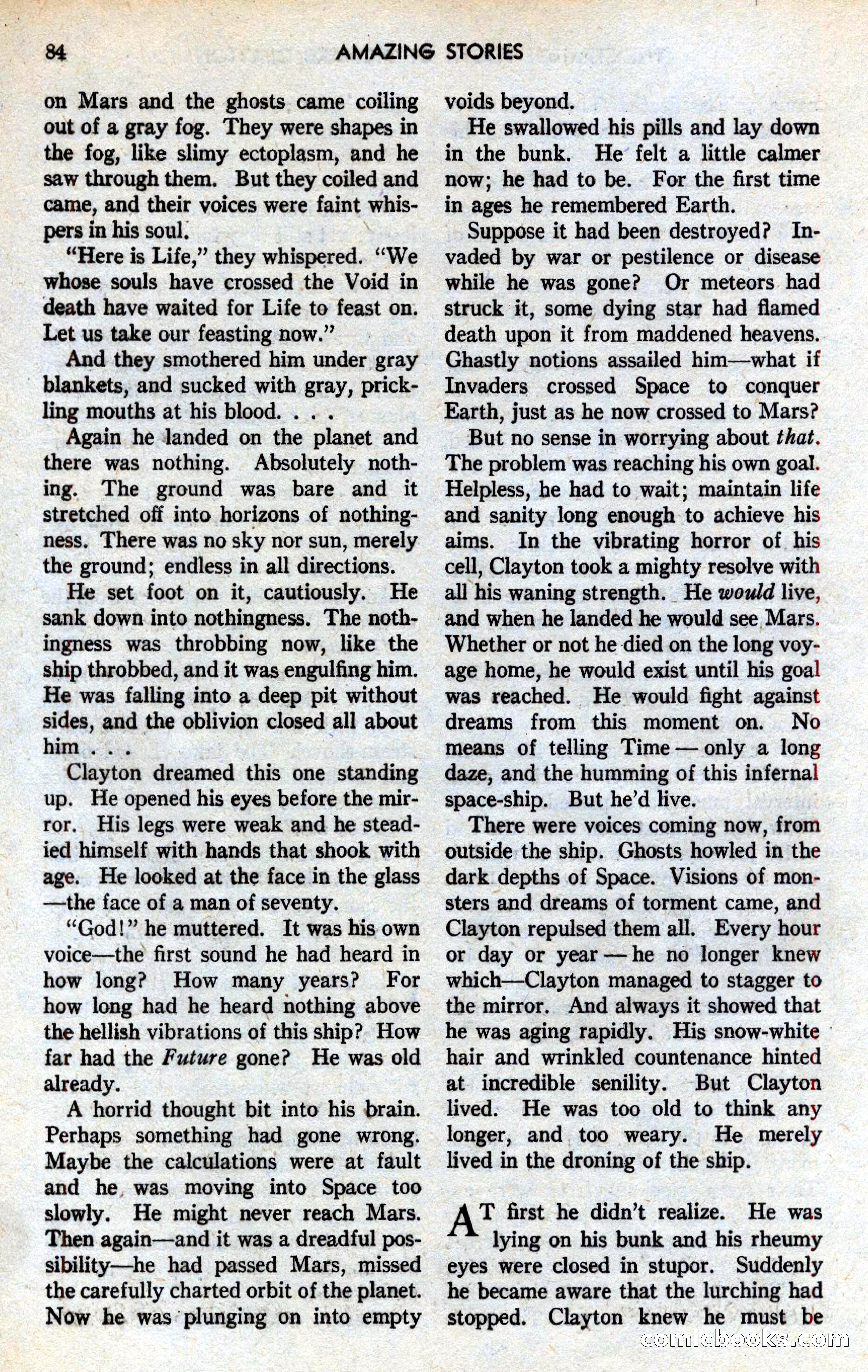 Amazing Stories, March 1939 — page 85 of 149