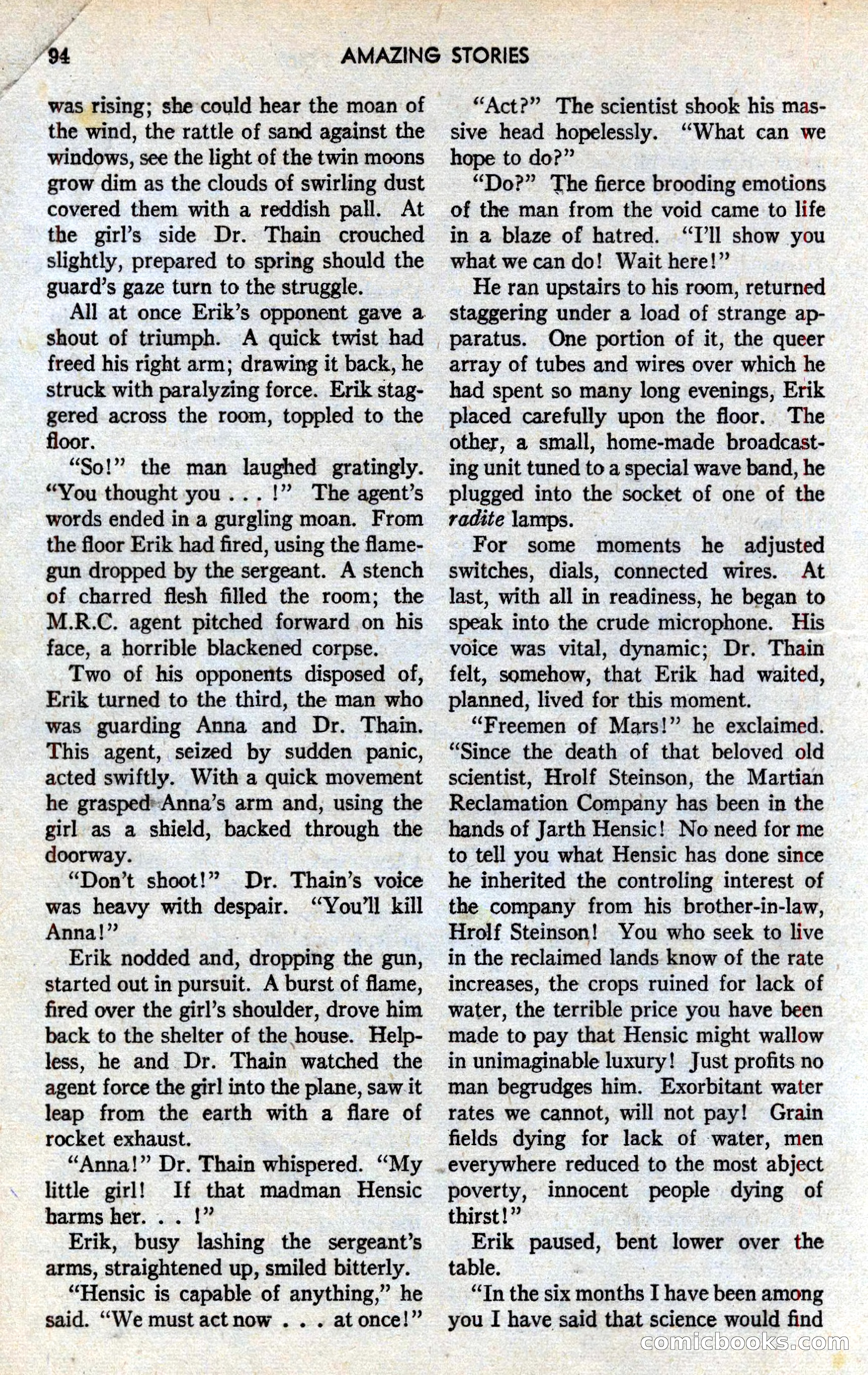Amazing Stories, March 1939 — page 95 of 149