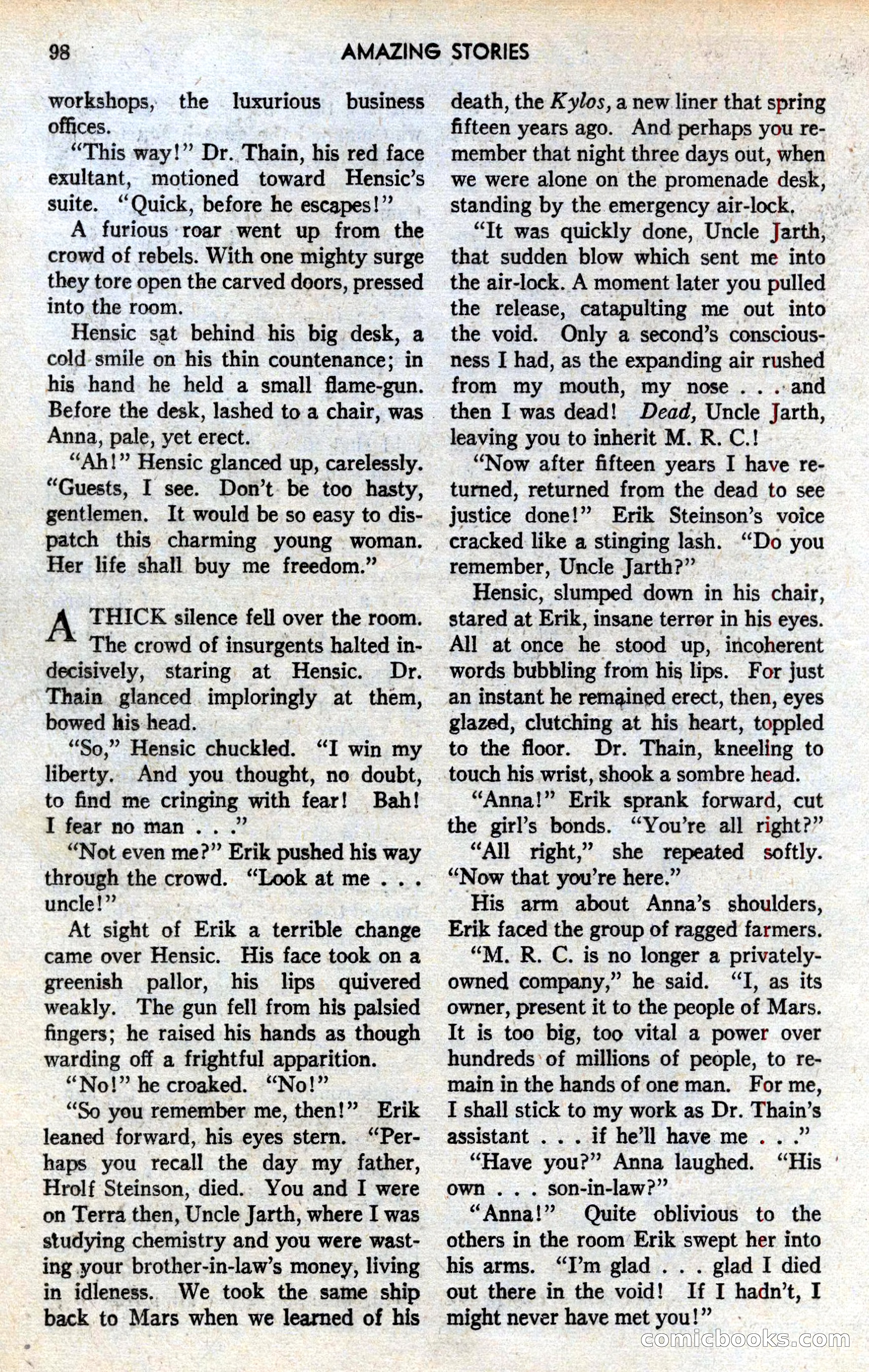 Amazing Stories, March 1939 — page 99 of 149