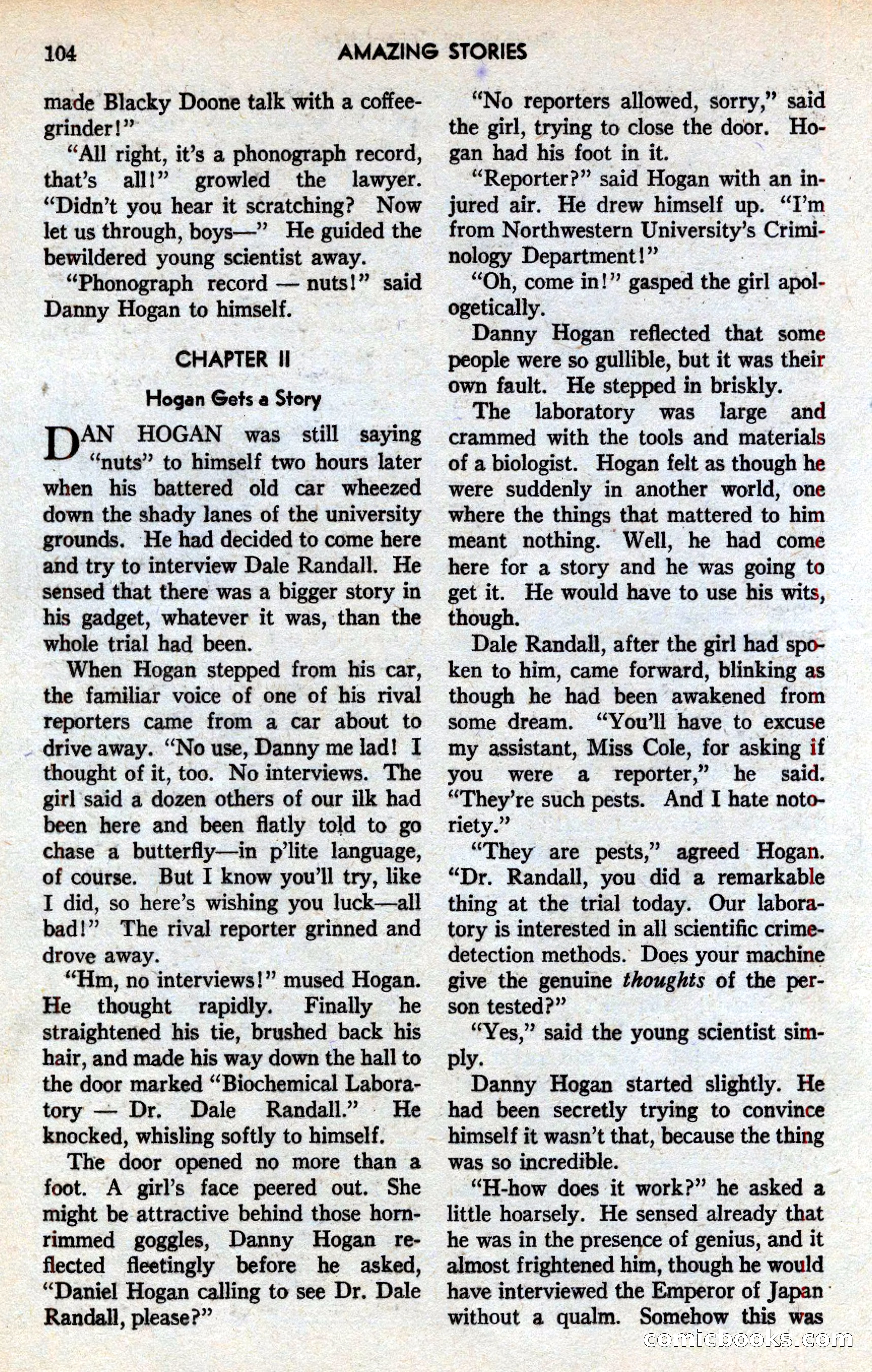 Amazing Stories, March 1939 — page 105 of 149