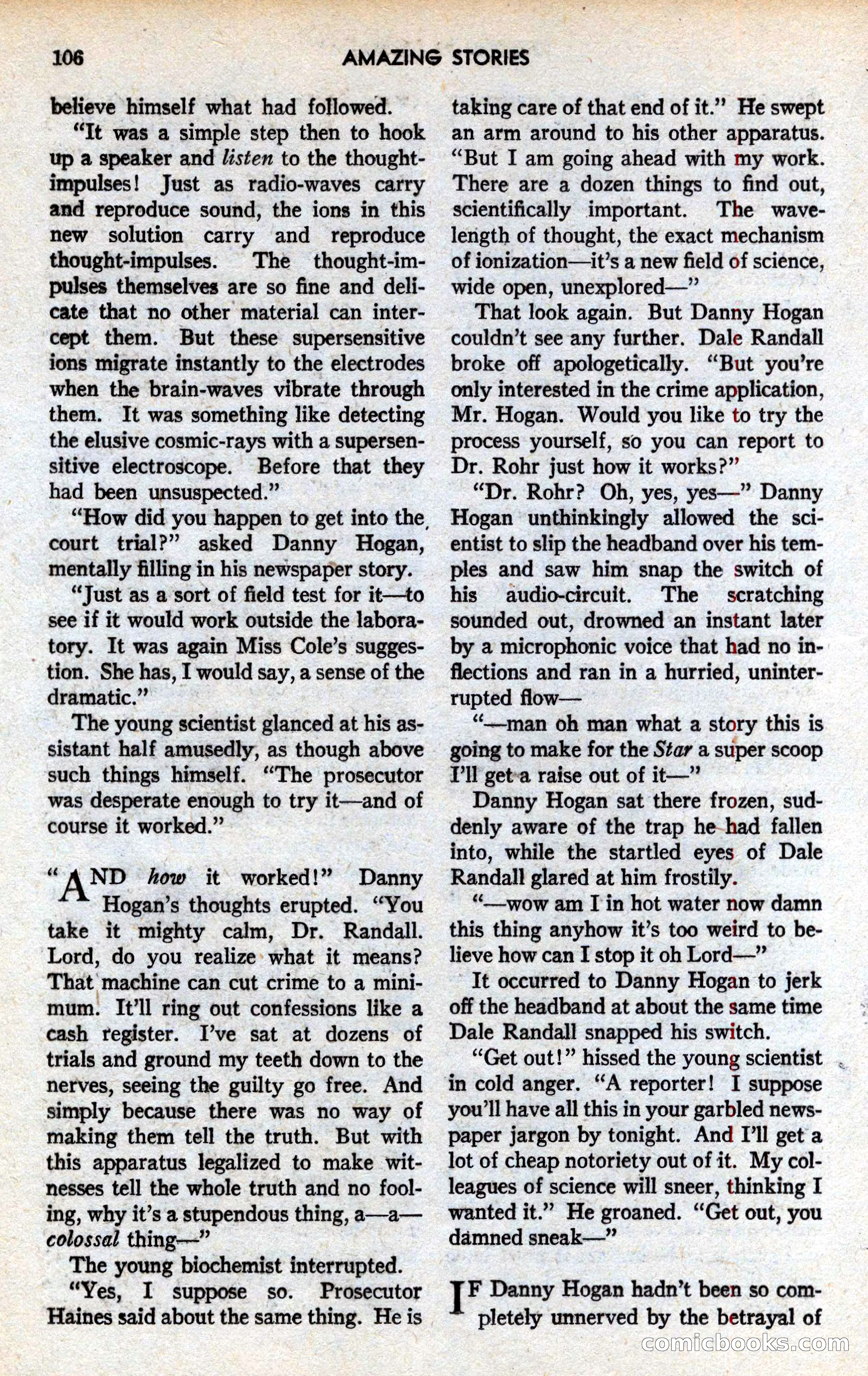 Amazing Stories, March 1939 — page 107 of 149