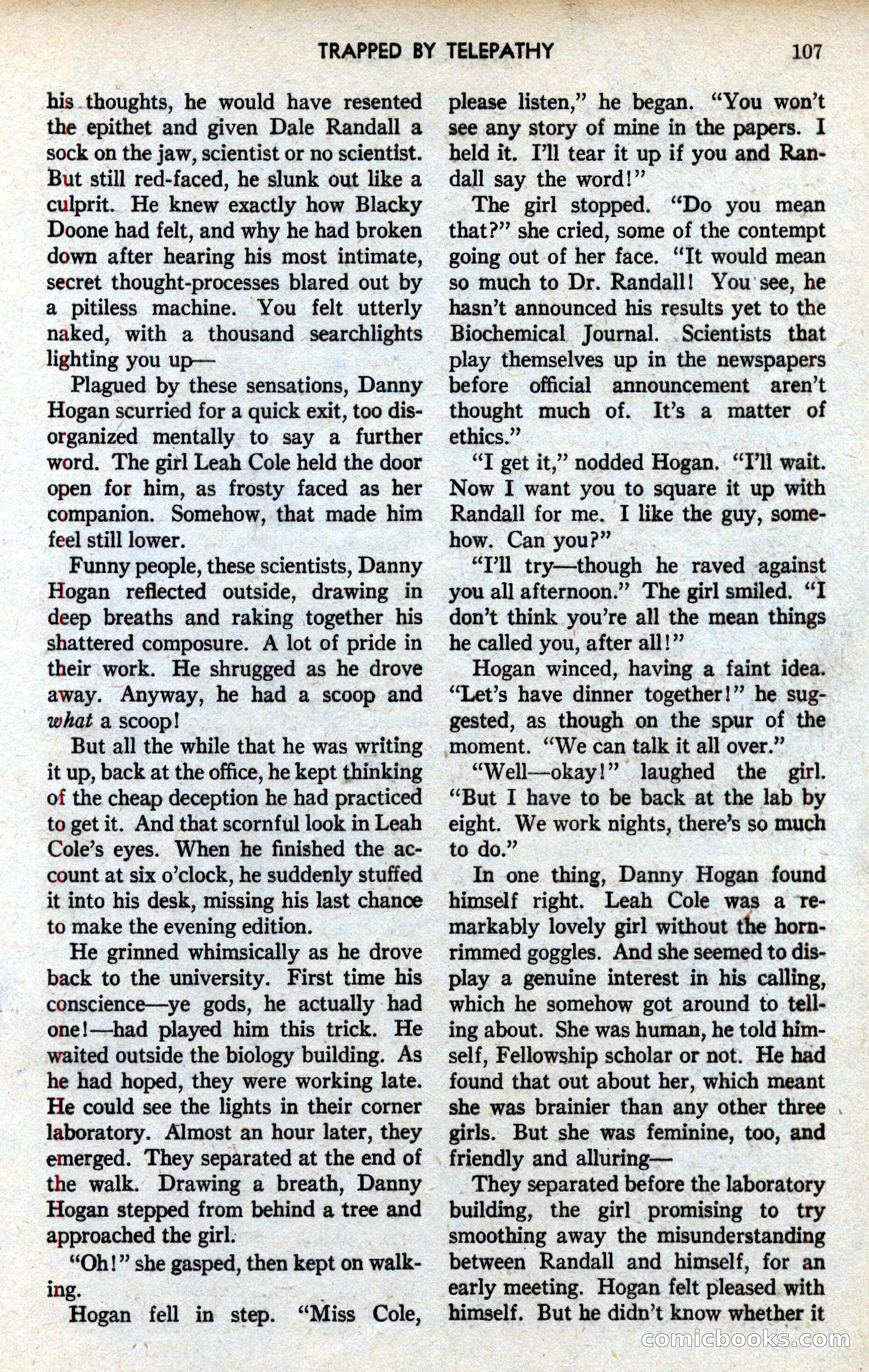 Amazing Stories, March 1939 — page 108 of 149