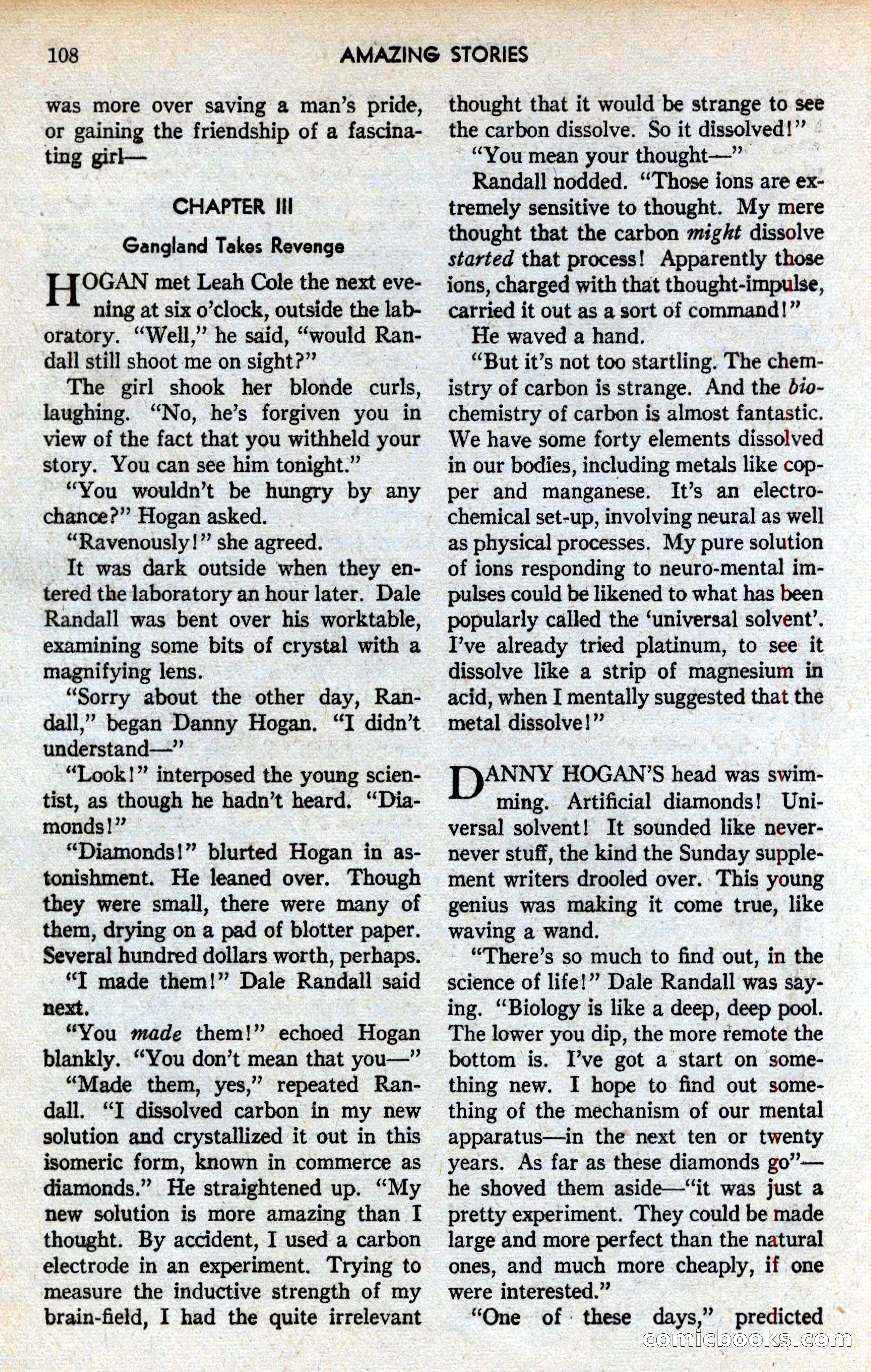 Amazing Stories, March 1939 — page 109 of 149