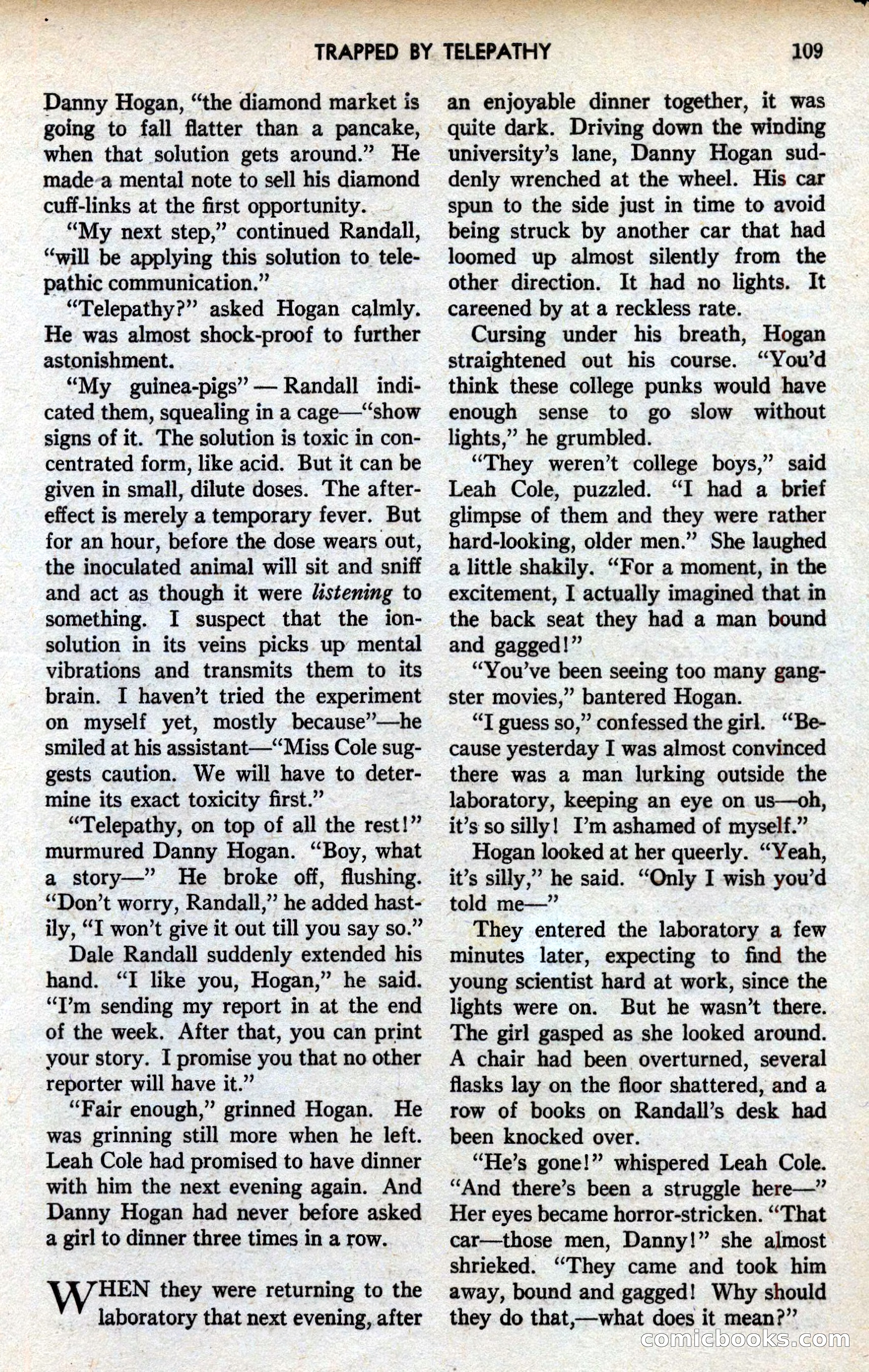 Amazing Stories, March 1939 — page 110 of 149