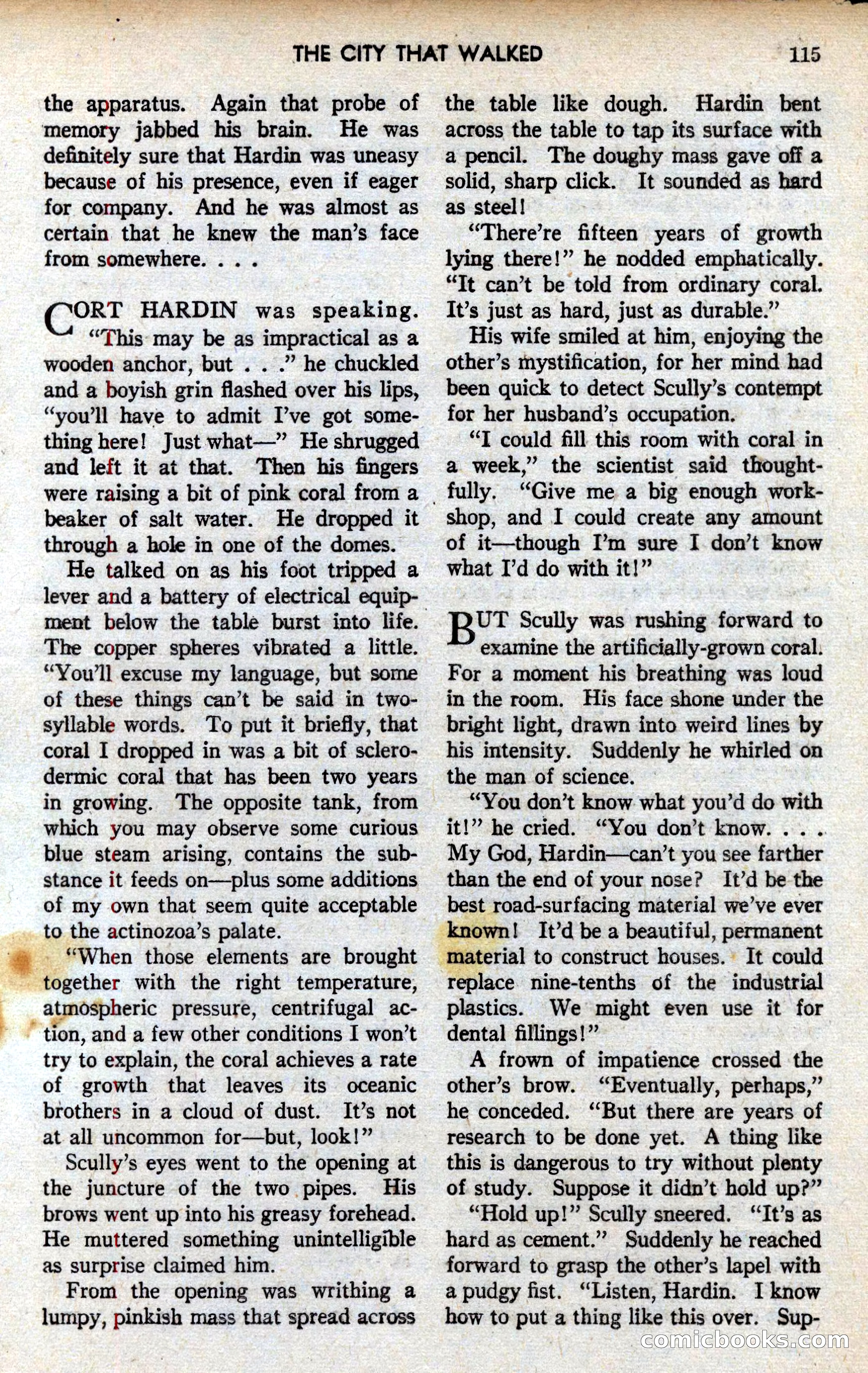 Amazing Stories, March 1939 — page 116 of 149