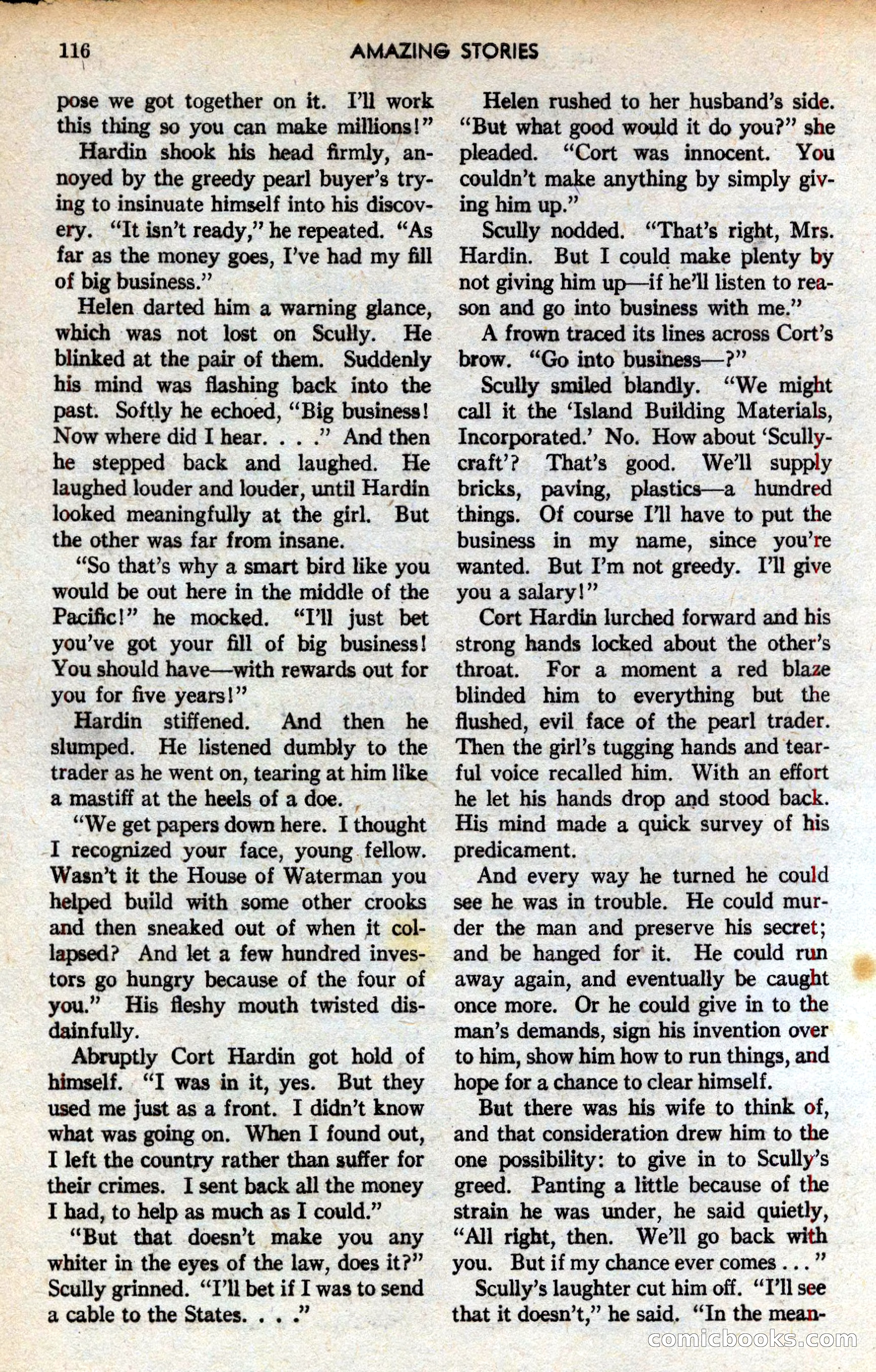 Amazing Stories, March 1939 — page 117 of 149