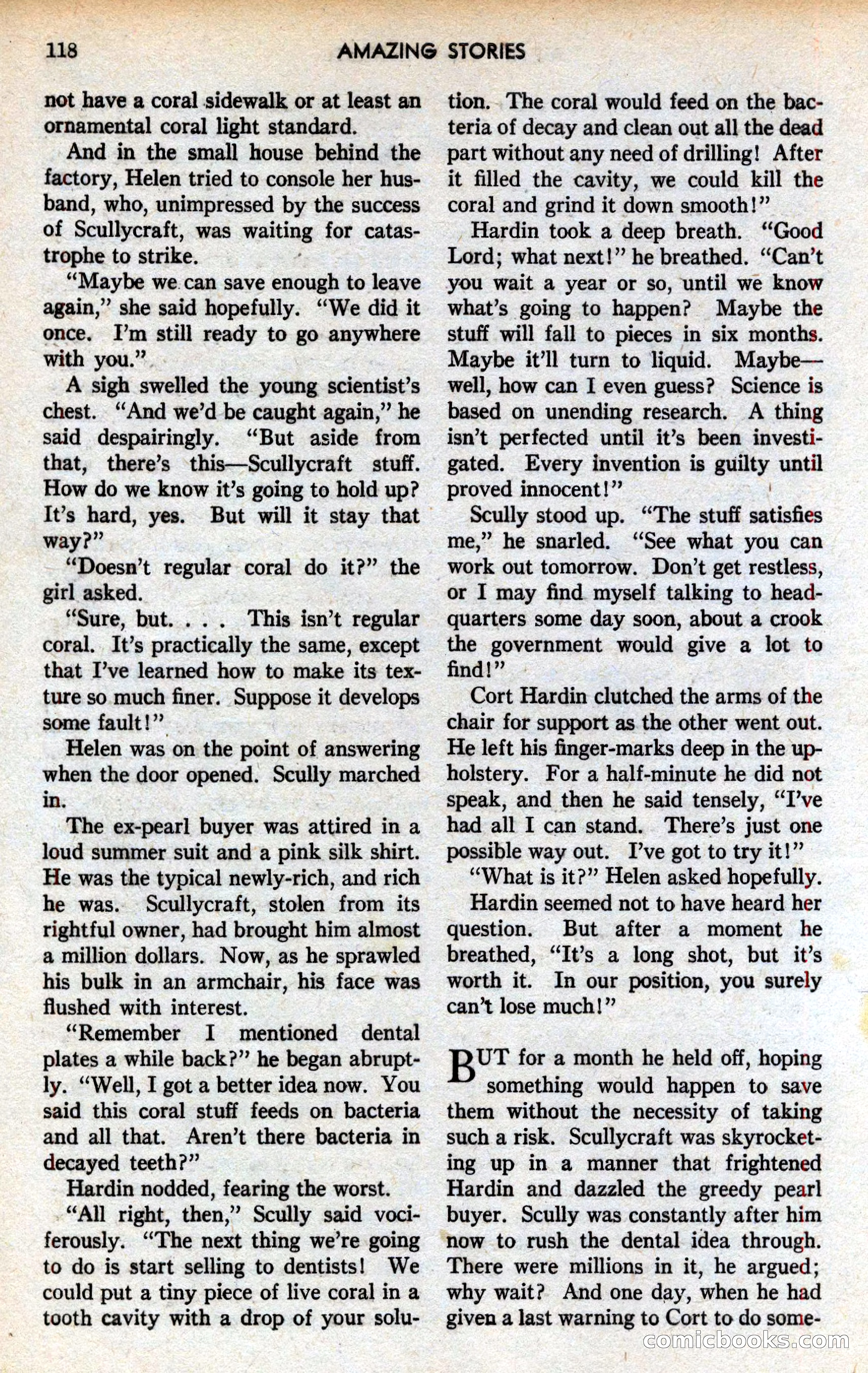 Amazing Stories, March 1939 — page 119 of 149