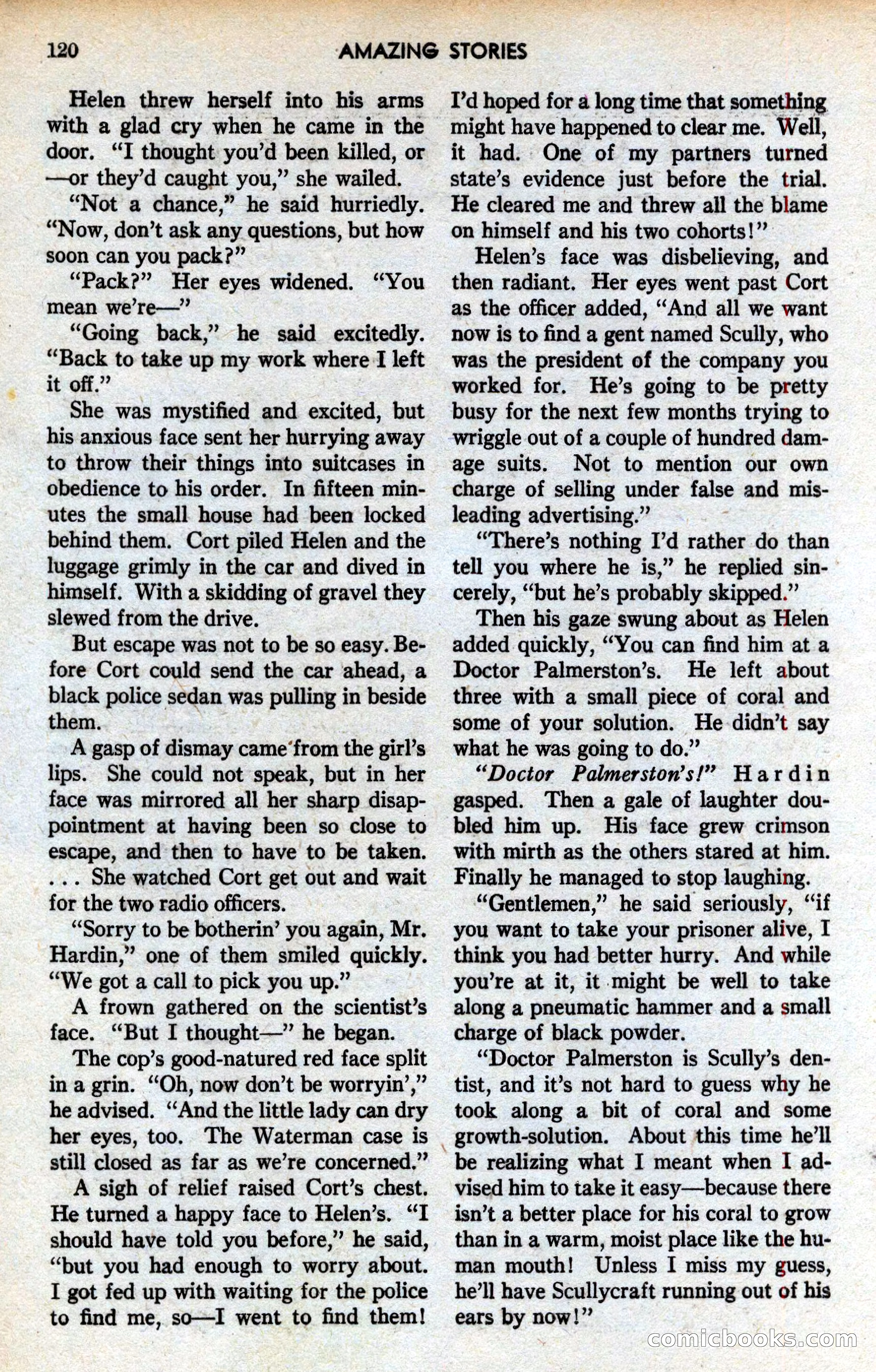 Amazing Stories, March 1939 — page 121 of 149