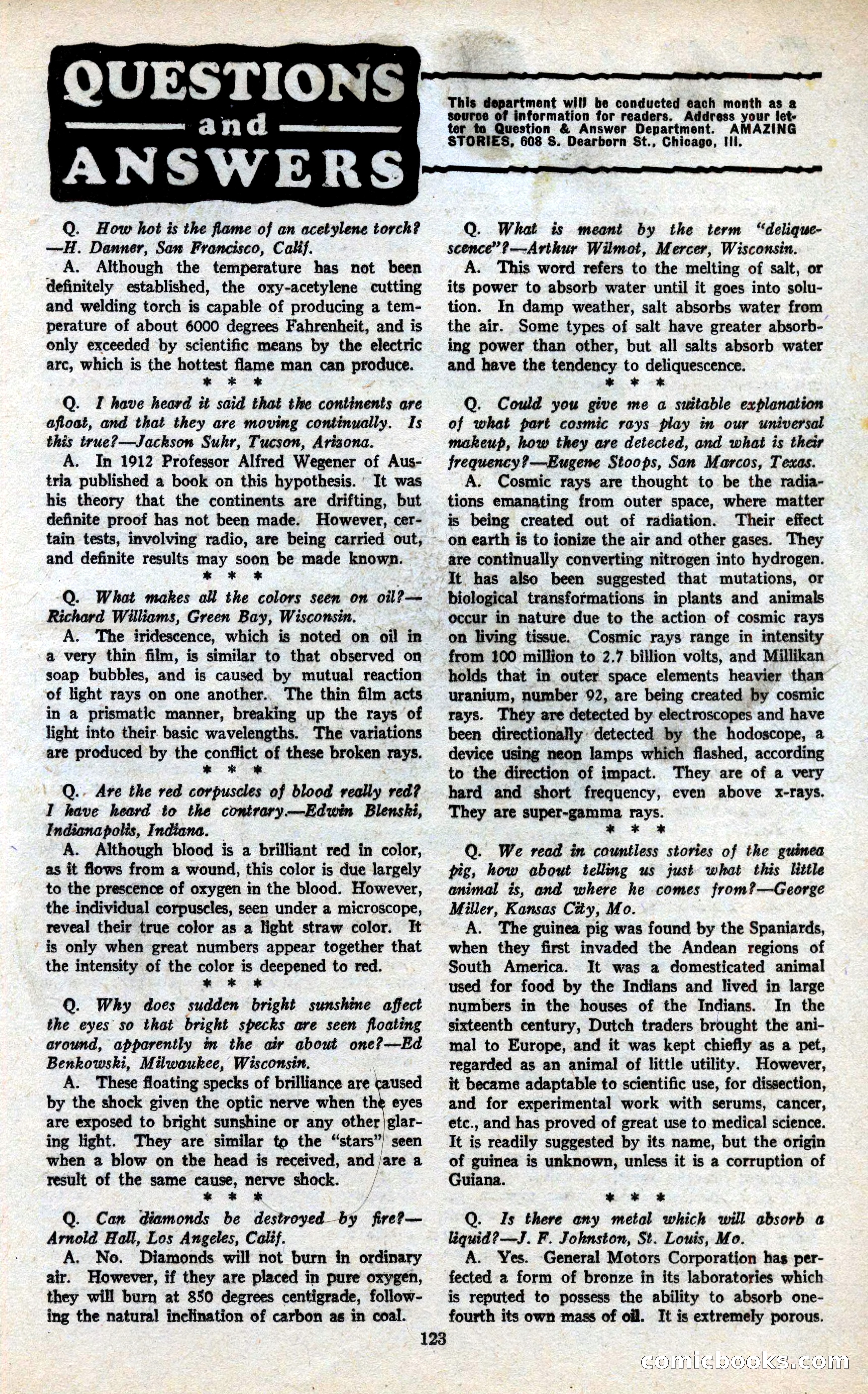 Amazing Stories, March 1939 — page 124 of 149