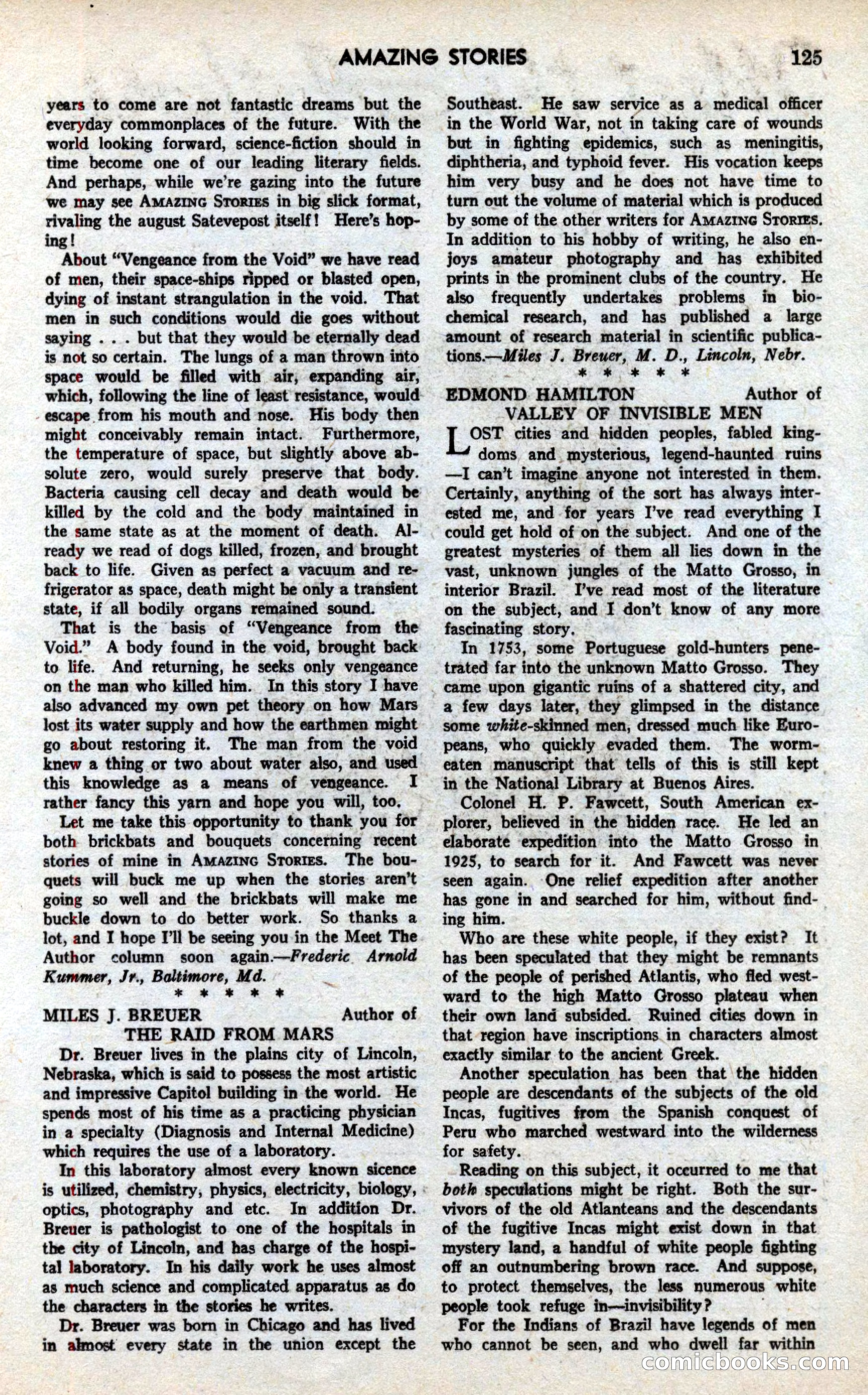 Amazing Stories, March 1939 — page 126 of 149