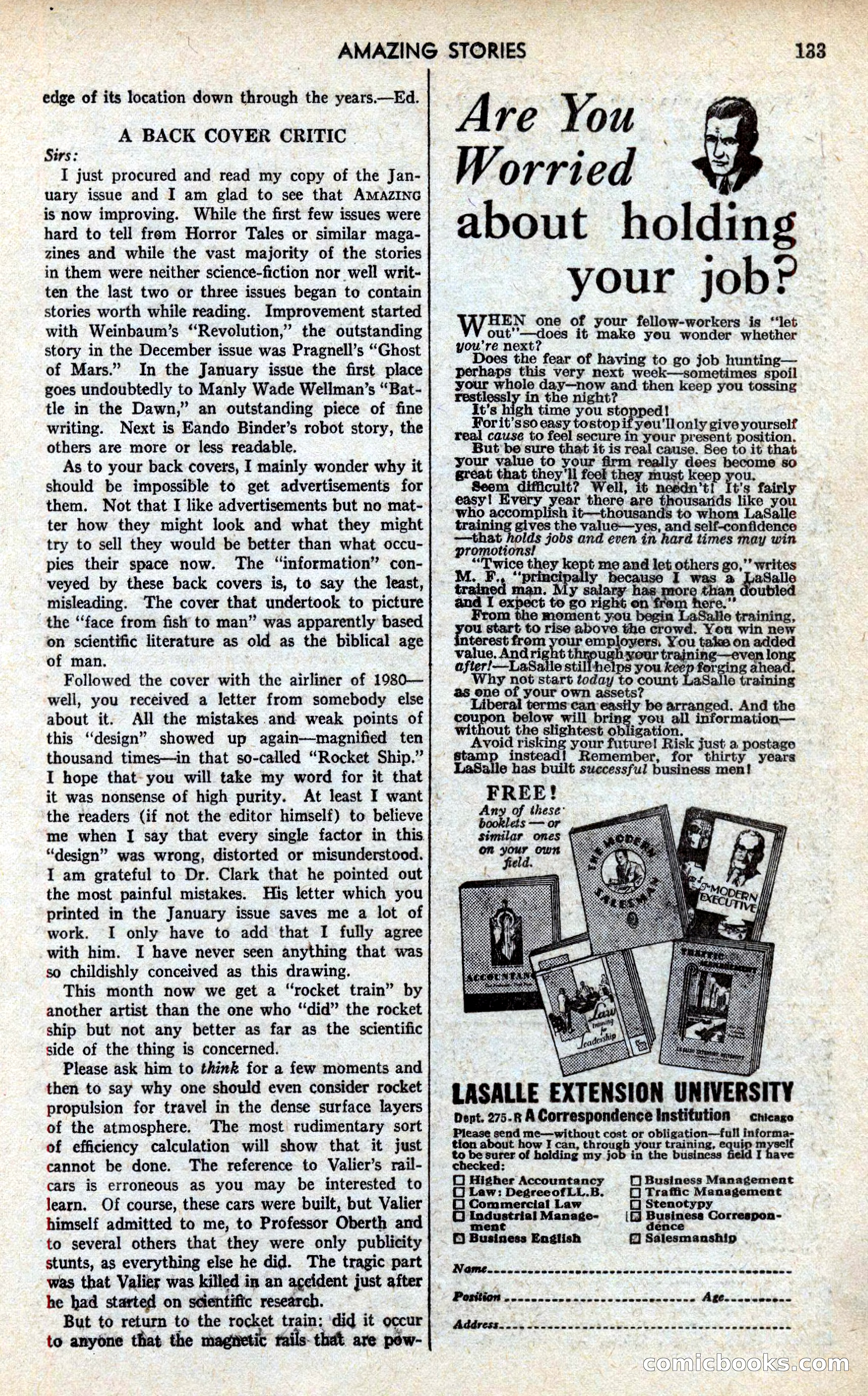 Amazing Stories, March 1939 — page 134 of 149
