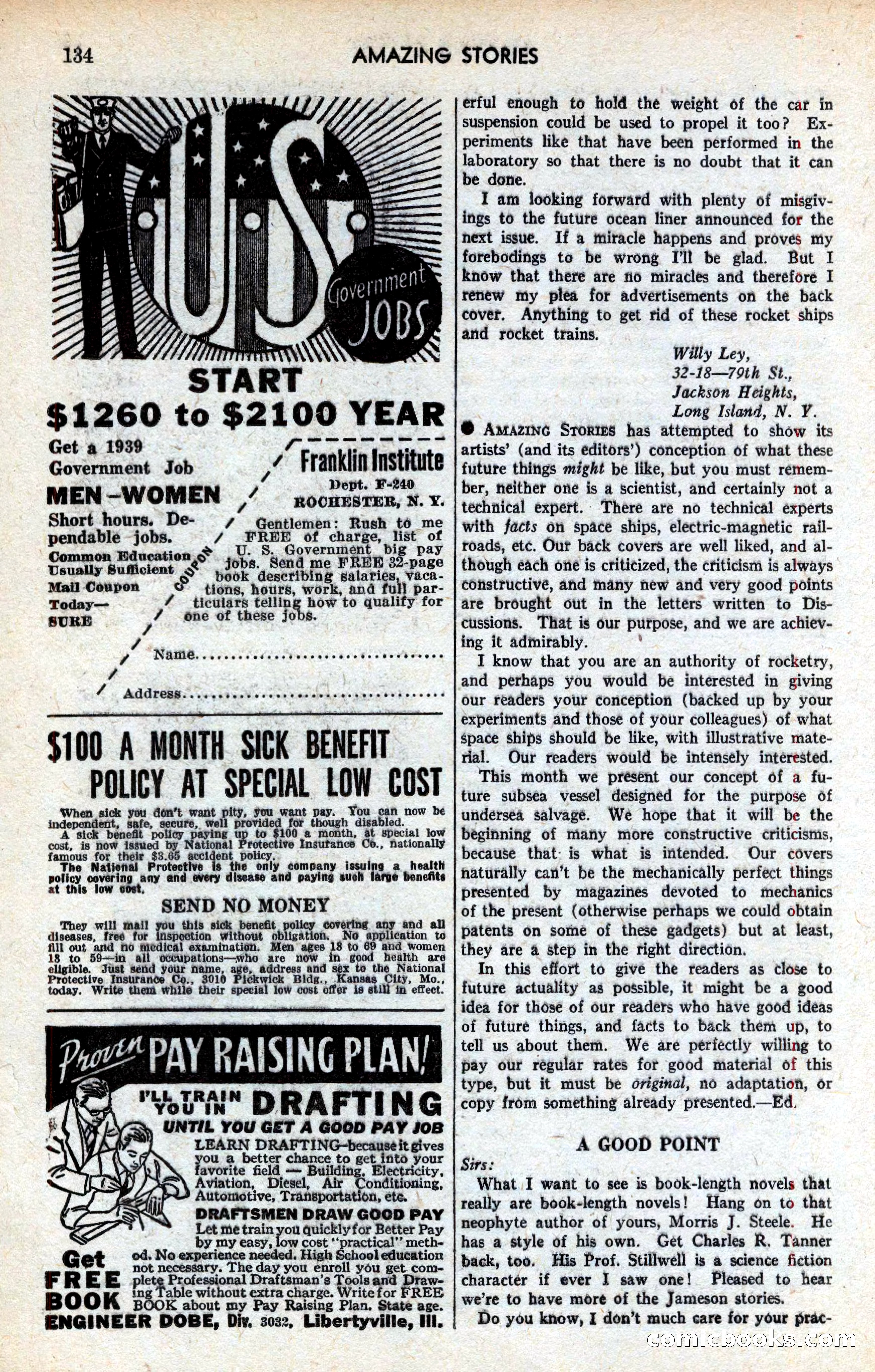 Amazing Stories, March 1939 — page 135 of 149