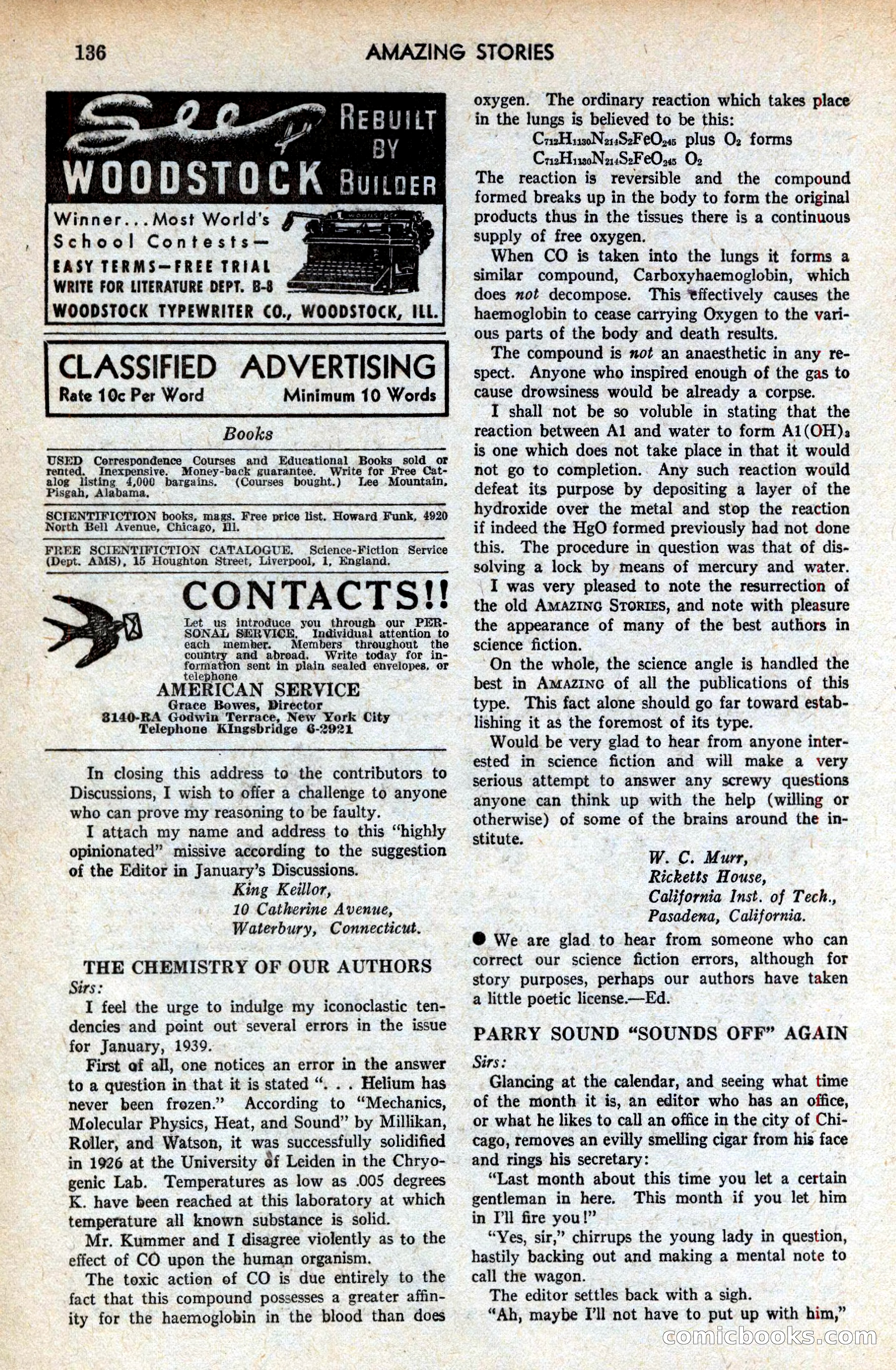 Amazing Stories, March 1939 — page 137 of 149