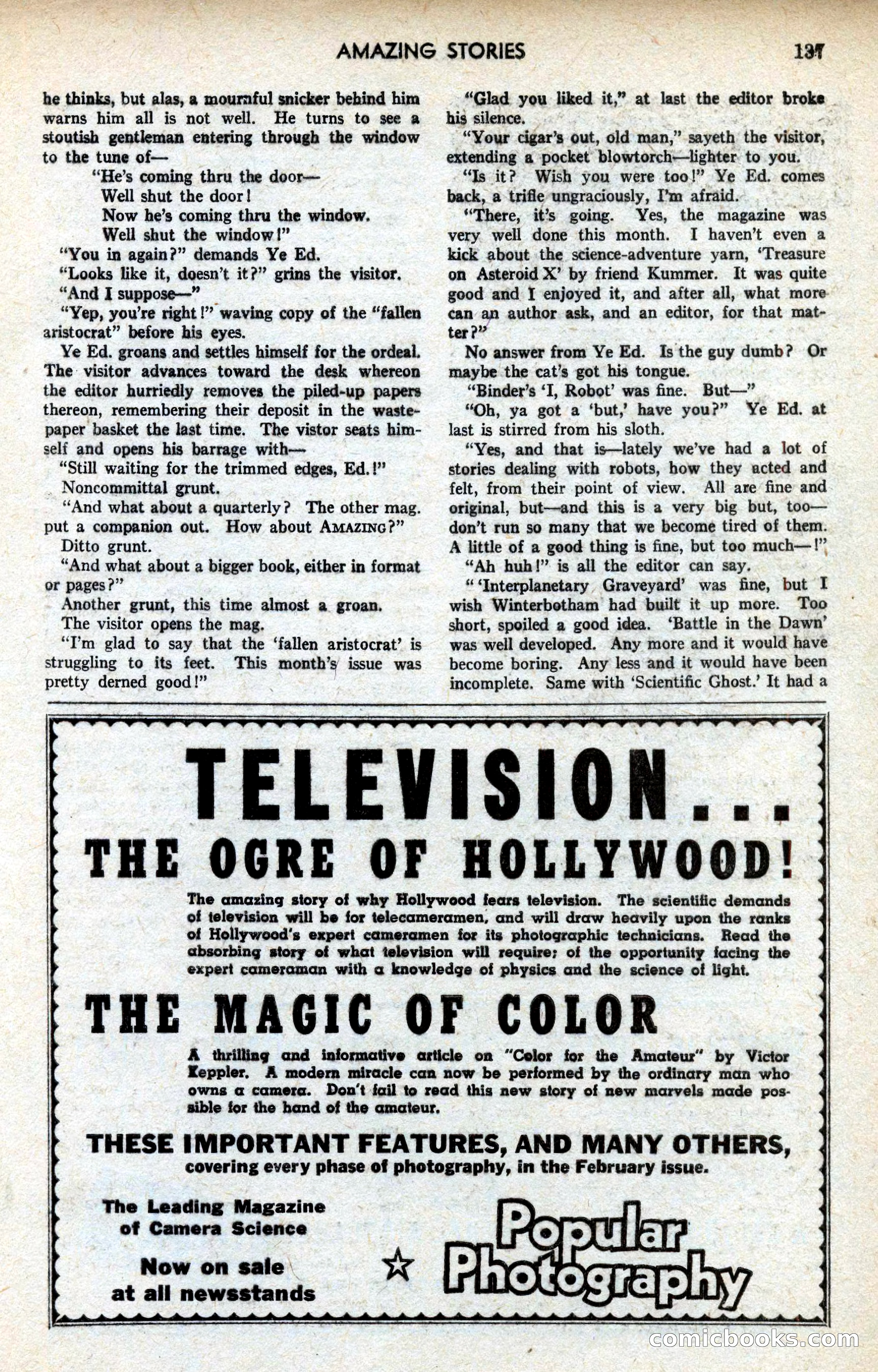 Amazing Stories, March 1939 — page 138 of 149