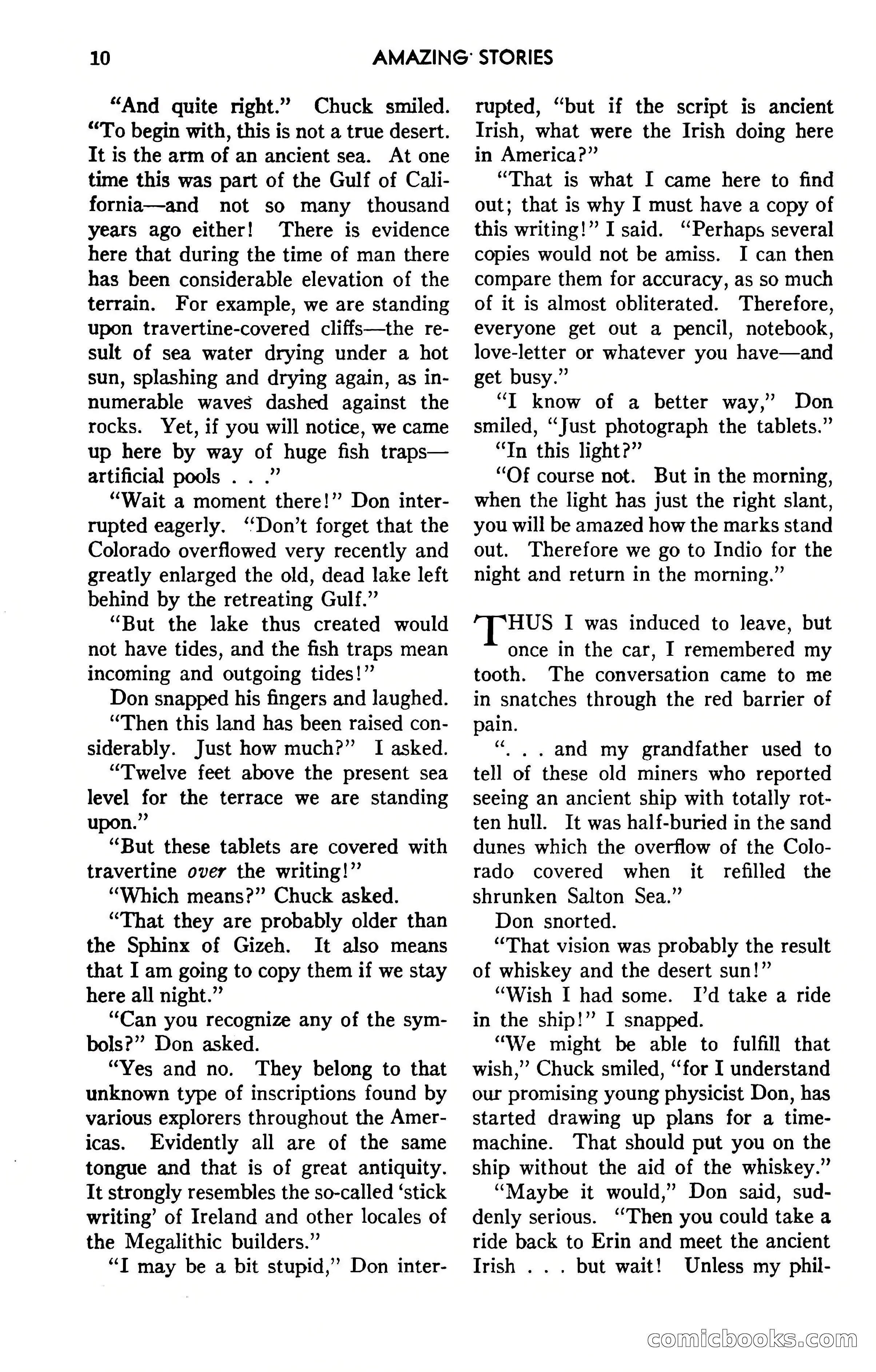 Amazing Stories, April 1941 — page 10 of 148