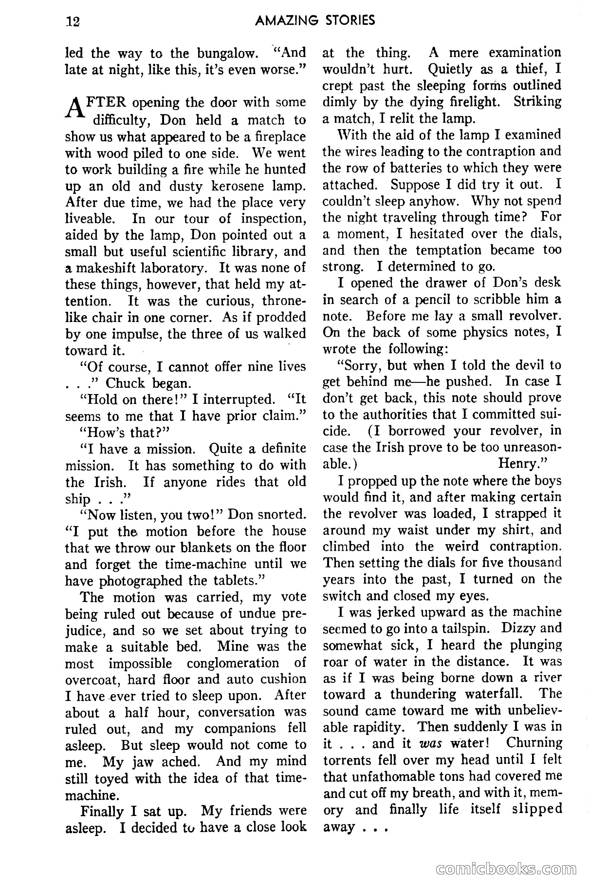 Amazing Stories, April 1941 — page 12 of 148