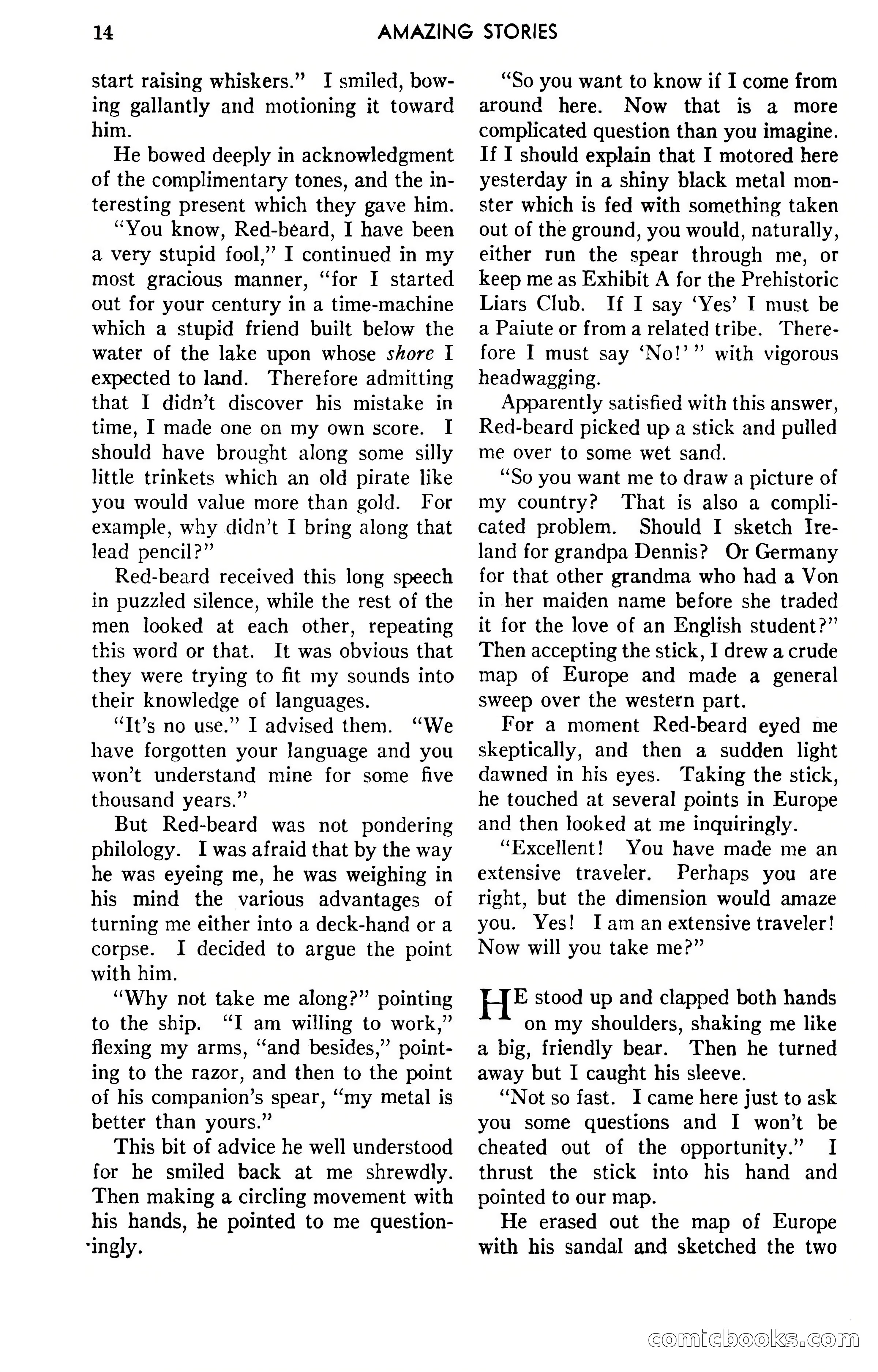 Amazing Stories, April 1941 — page 14 of 148