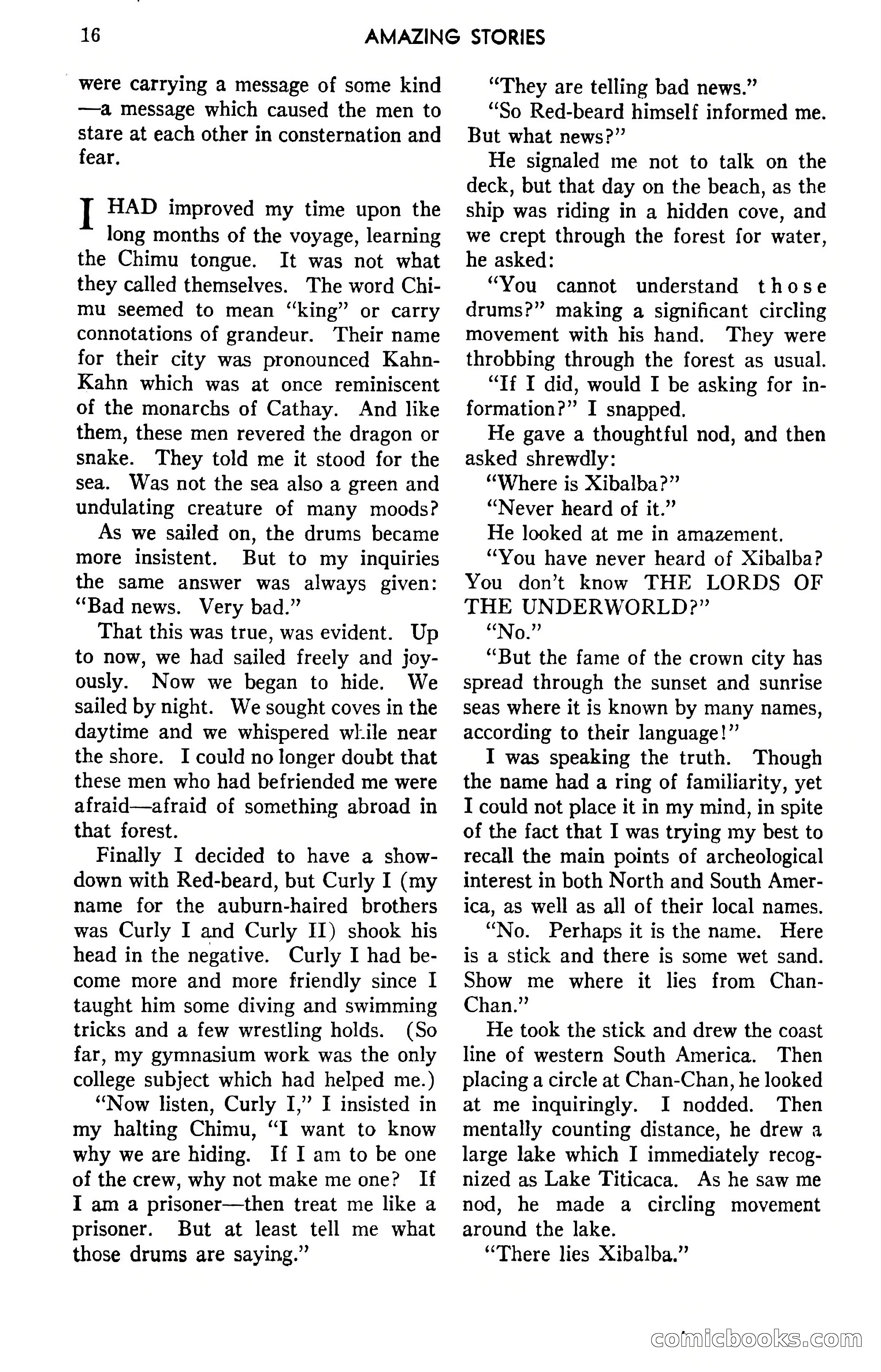 Amazing Stories, April 1941 — page 16 of 148