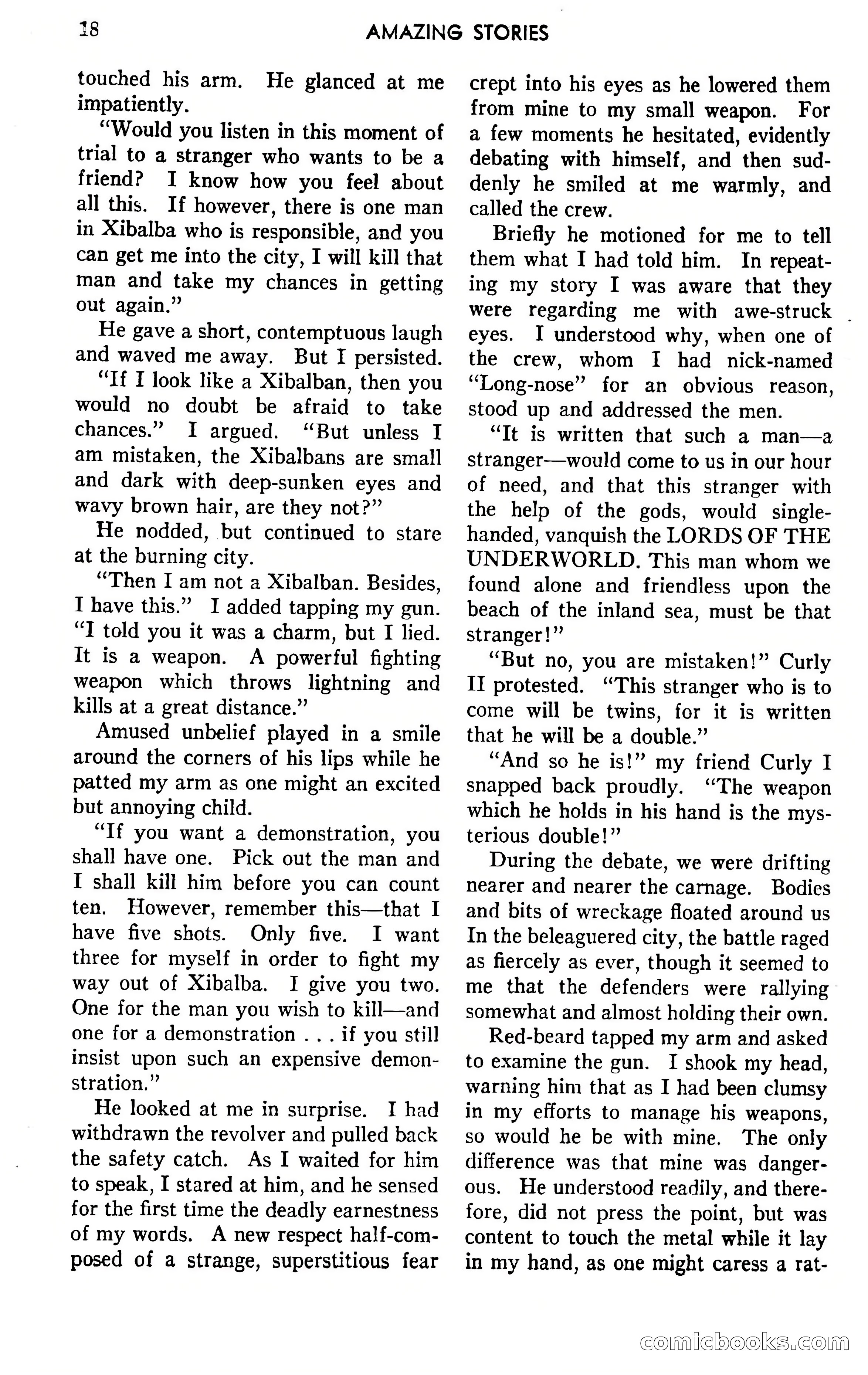 Amazing Stories, April 1941 — page 18 of 148