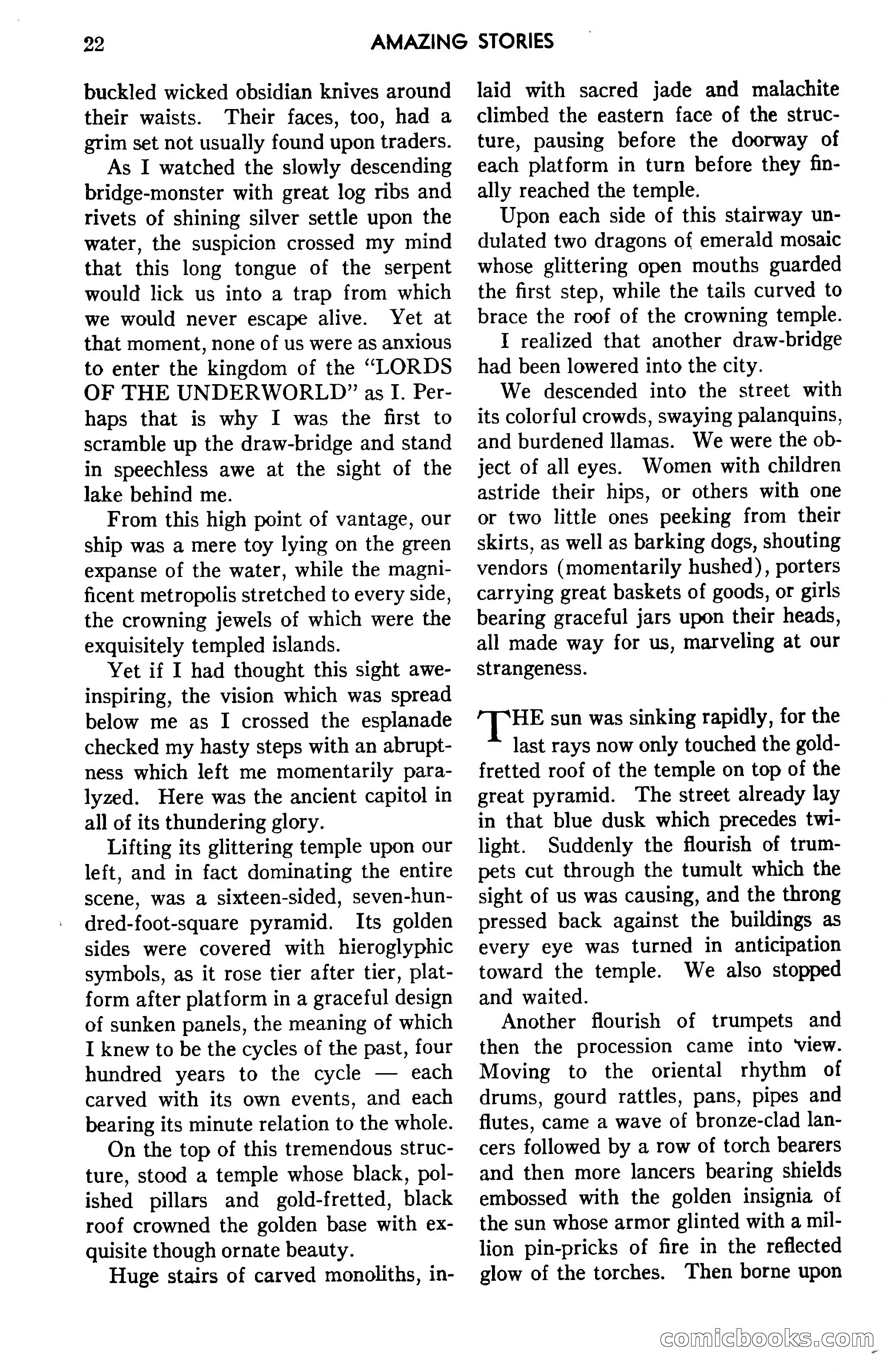 Amazing Stories, April 1941 — page 22 of 148