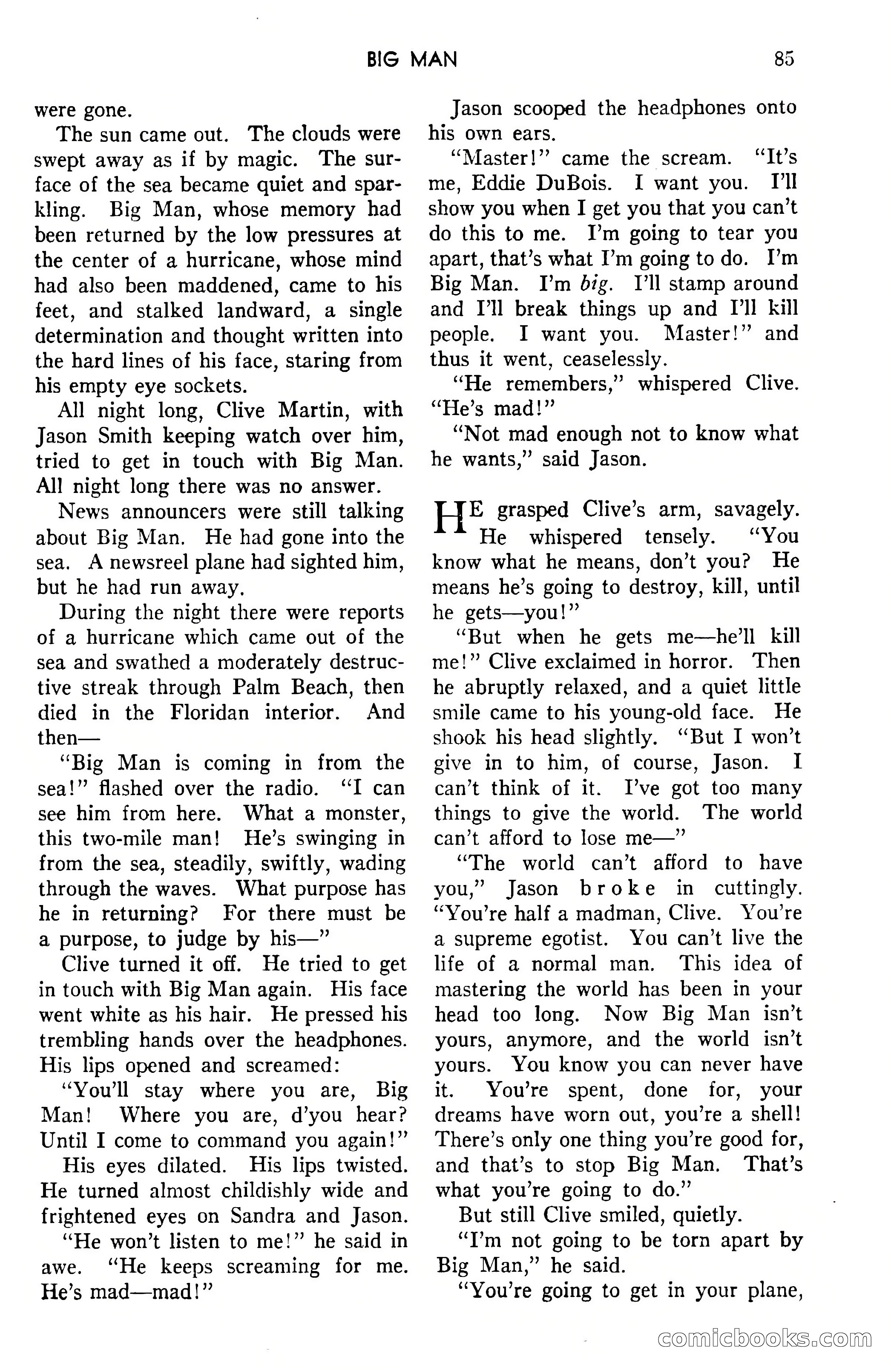 Amazing Stories, April 1941 — page 85 of 148