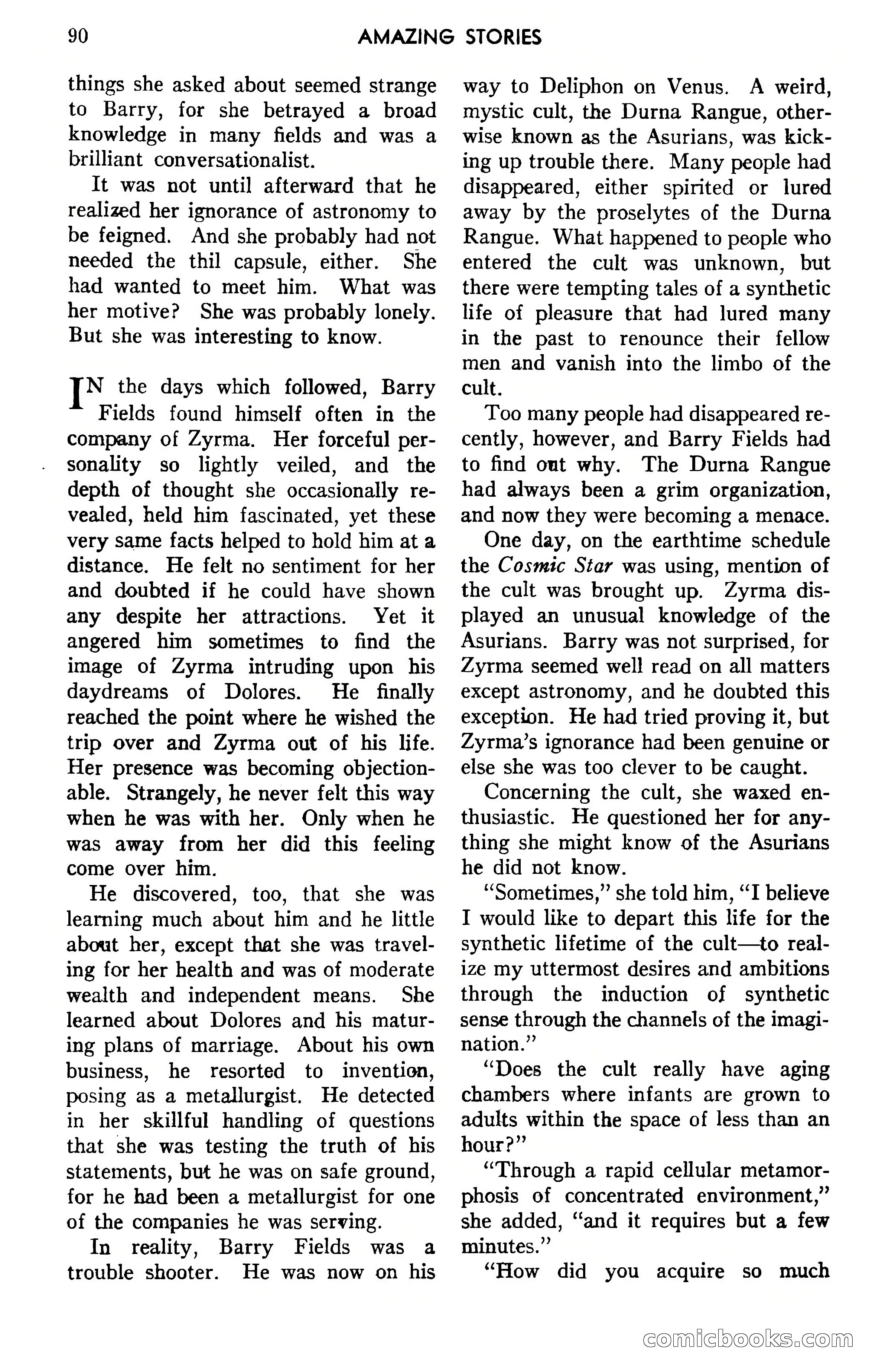 Amazing Stories, April 1941 — page 90 of 148