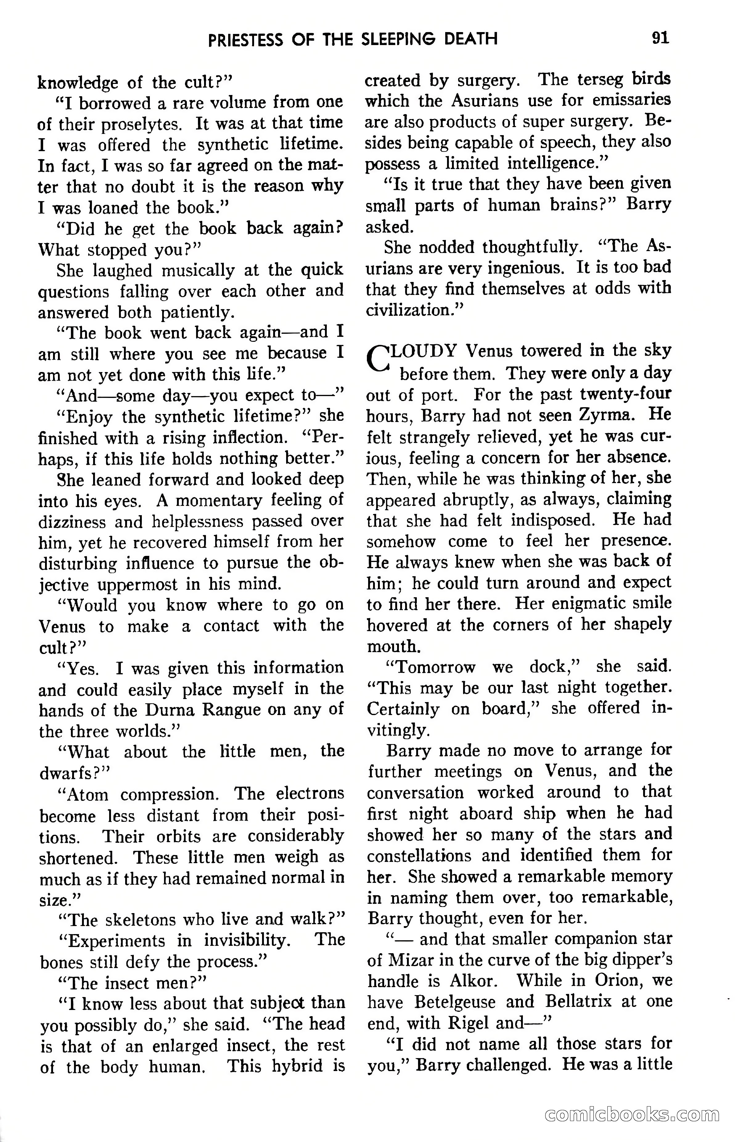 Amazing Stories, April 1941 — page 91 of 148