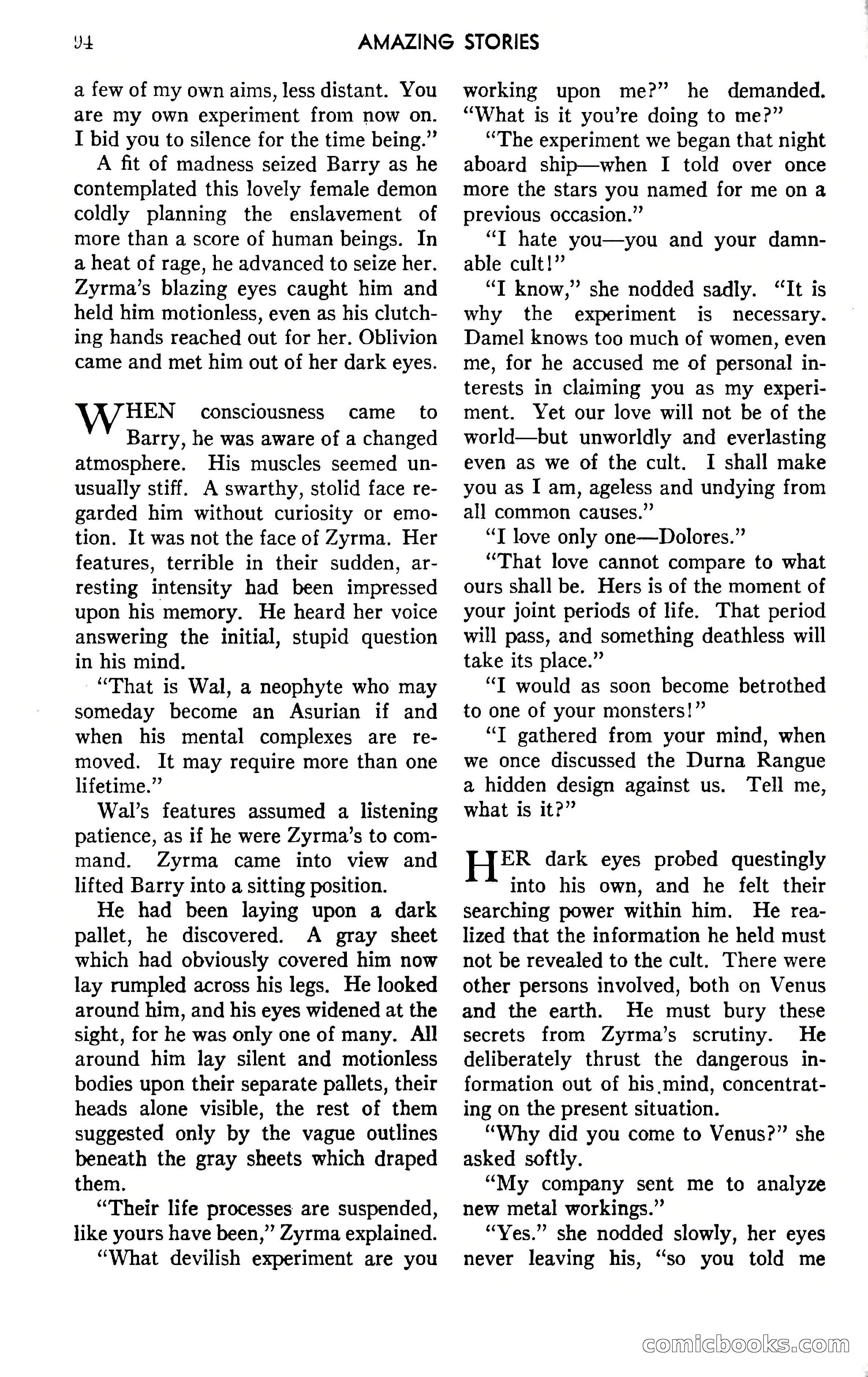 Amazing Stories, April 1941 — page 94 of 148