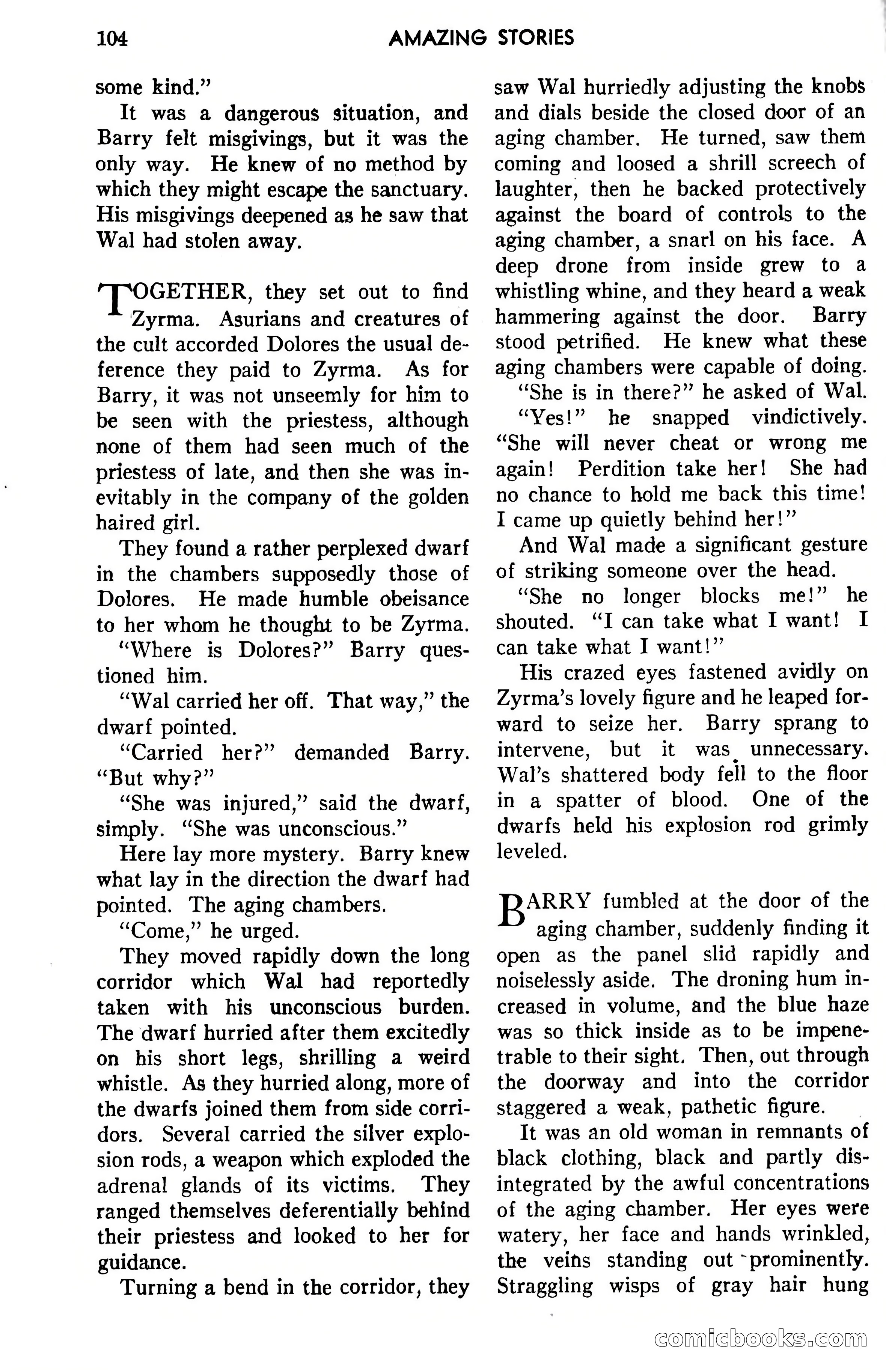 Amazing Stories, April 1941 — page 104 of 148