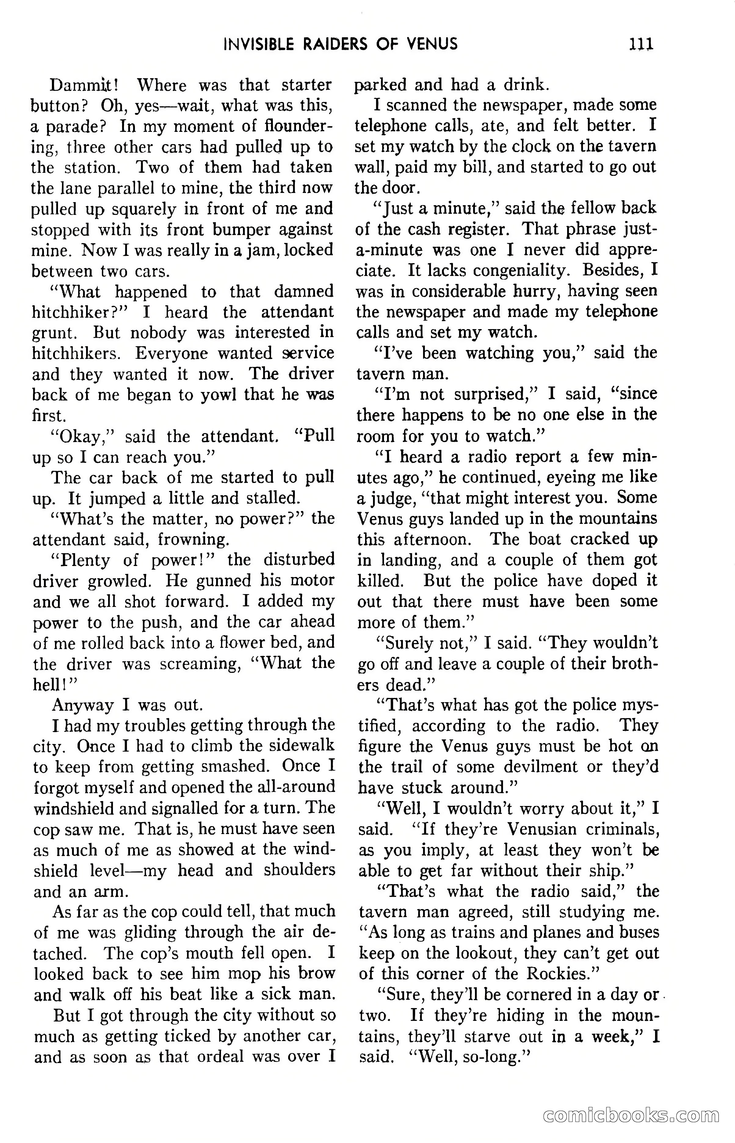 Amazing Stories, April 1941 — page 111 of 148