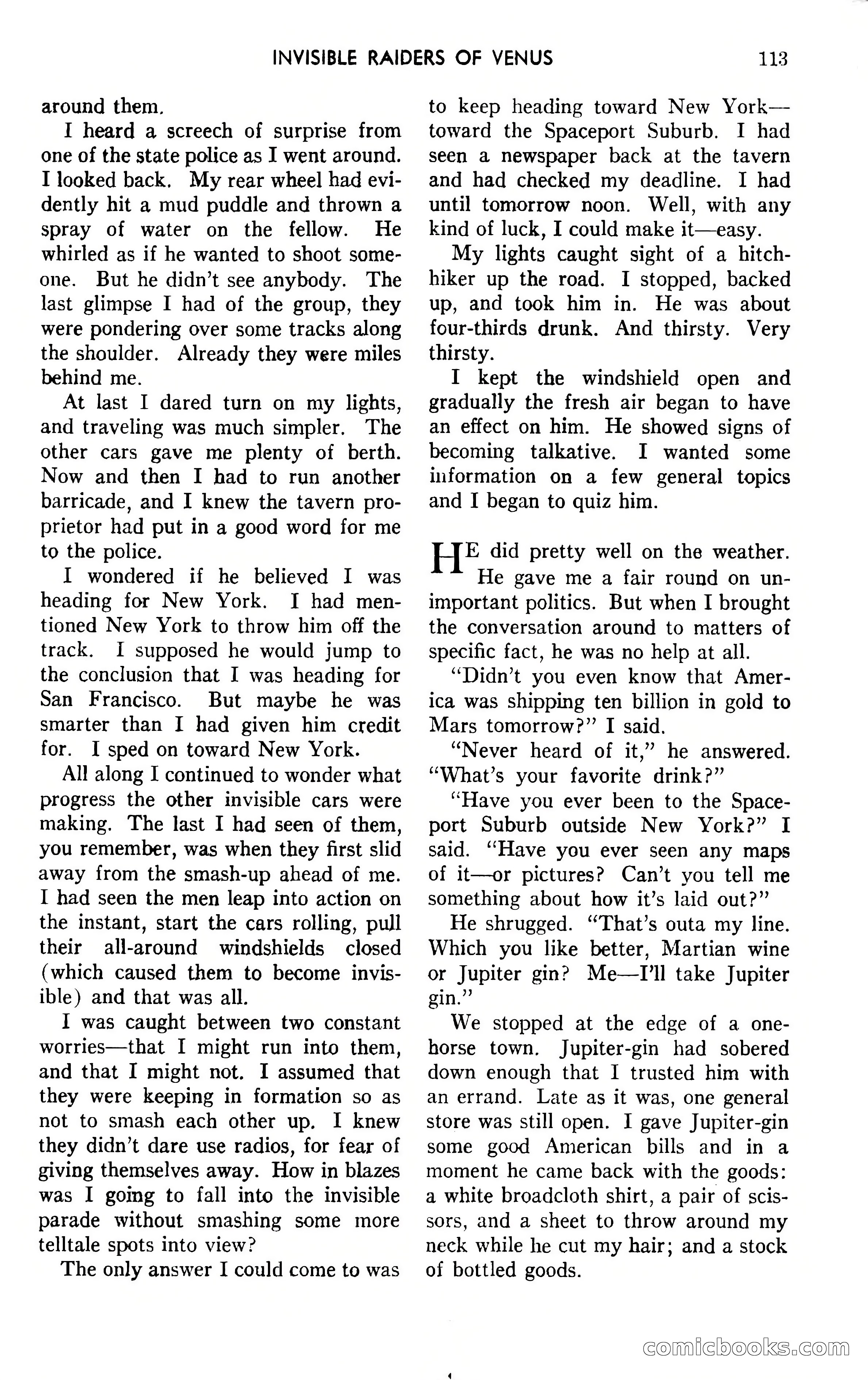 Amazing Stories, April 1941 — page 113 of 148